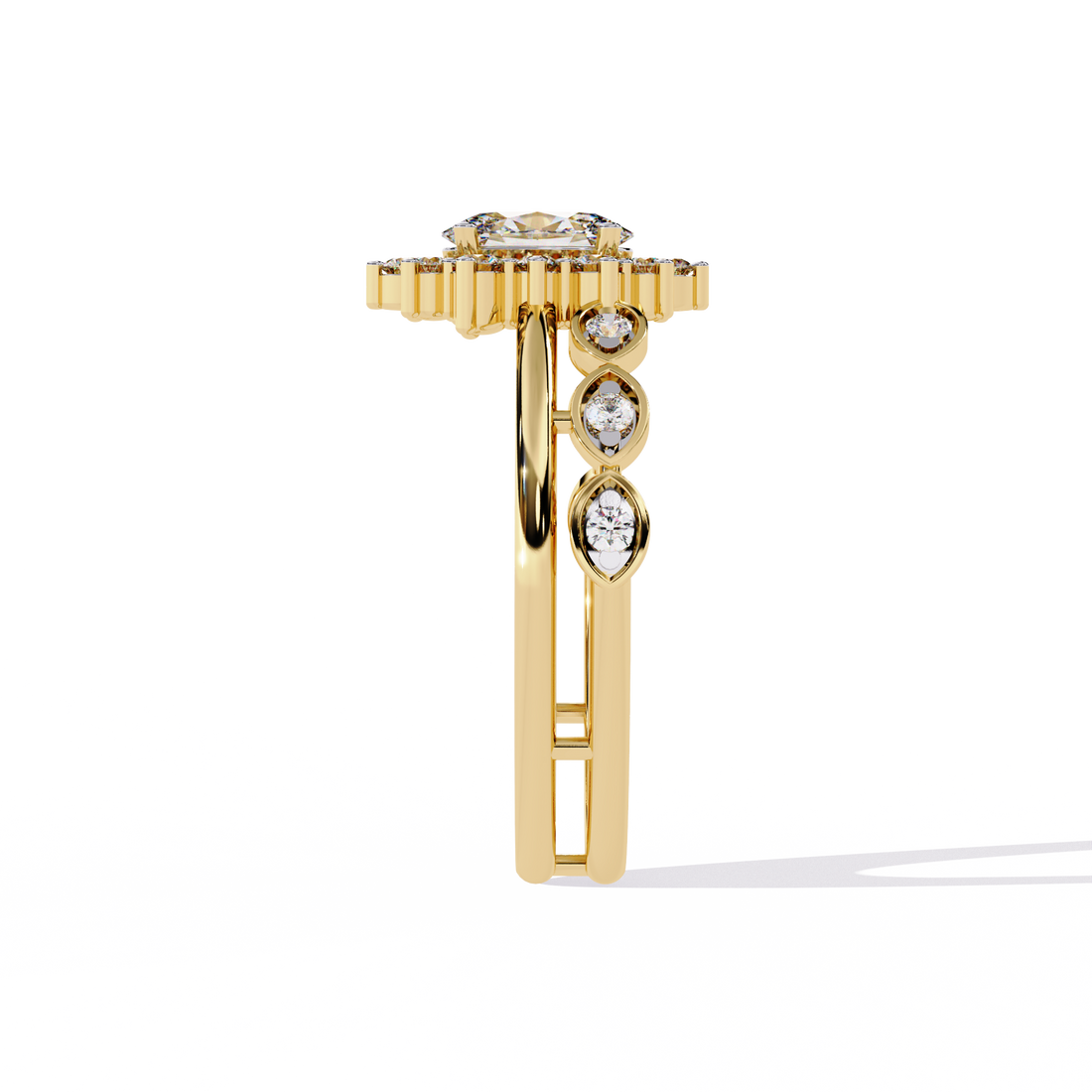 Golden Mirage Diamond Ring