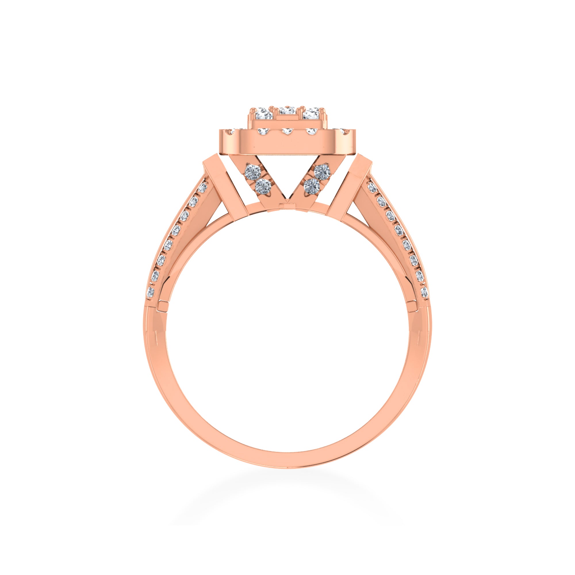 Classic Lab Grown Diamond Solitaire Ring