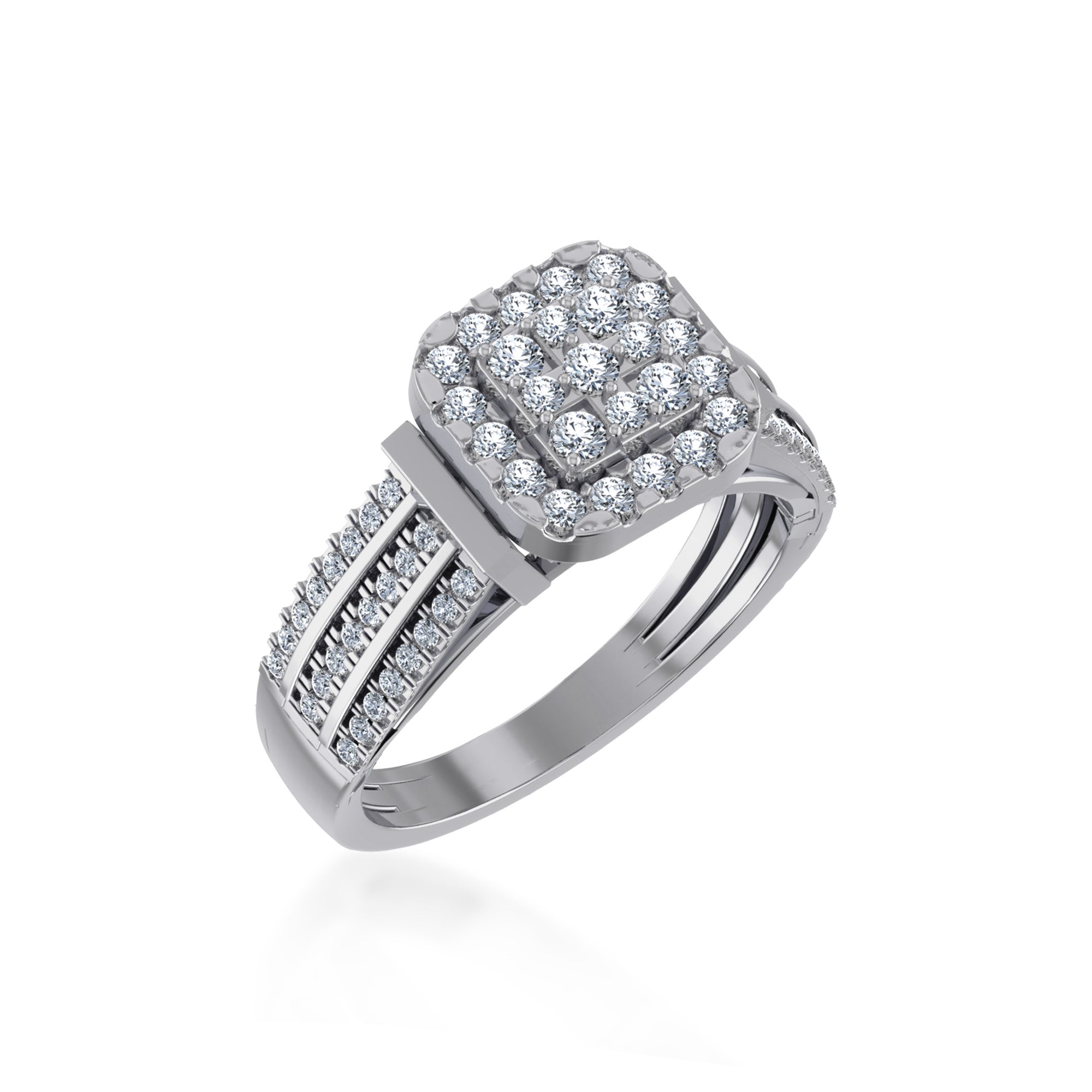 Classic Lab Grown Diamond Solitaire Ring