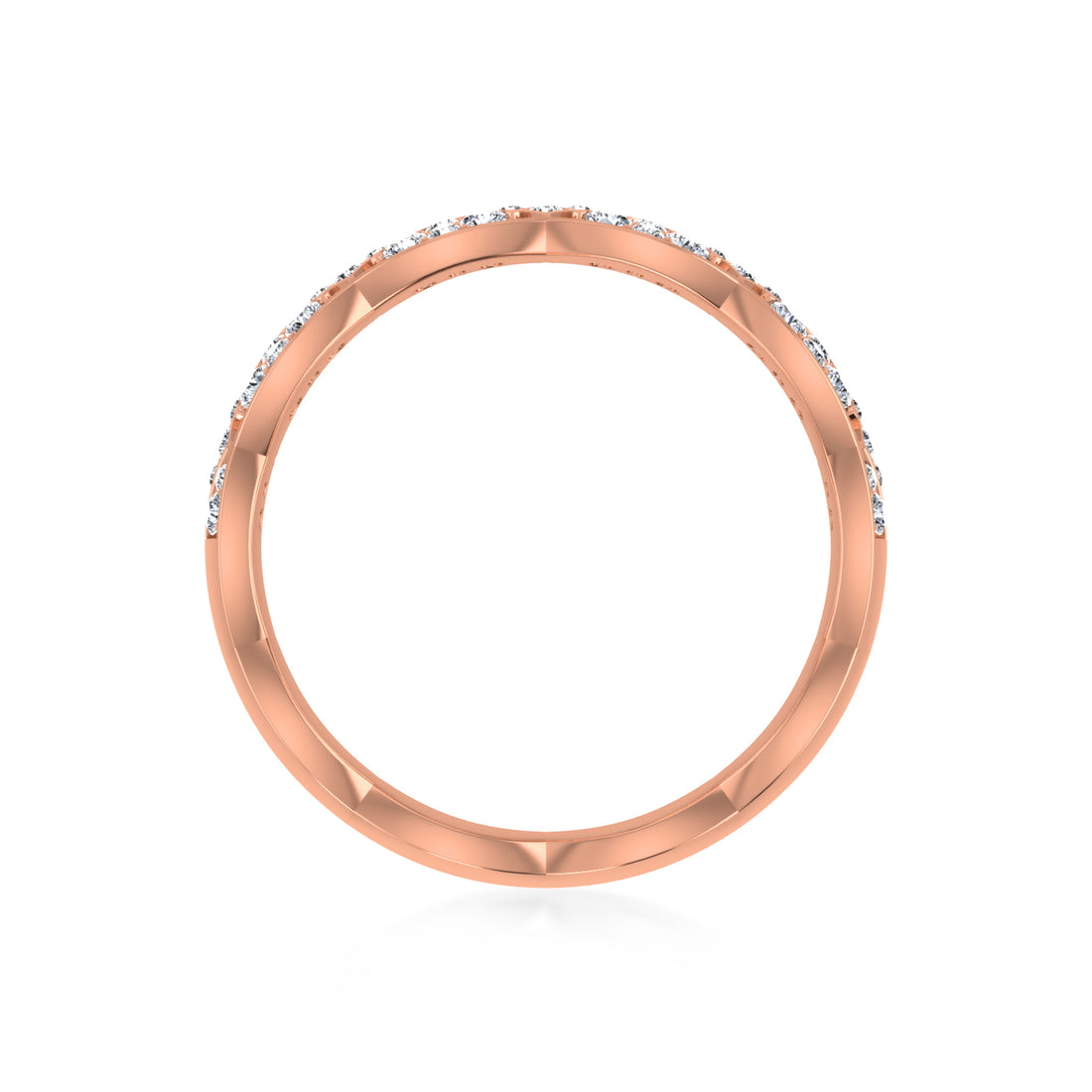 IceLane Lab Grown Diamond Braided Band