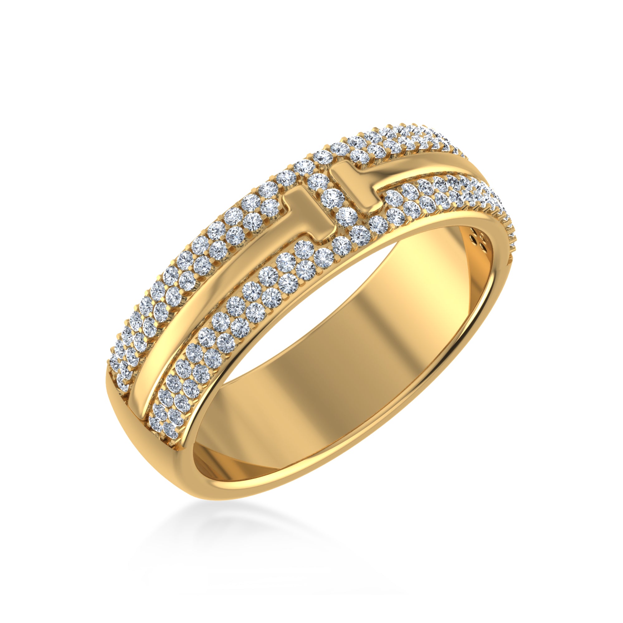 Elegant Lab Grown Diamond Band Design Ring