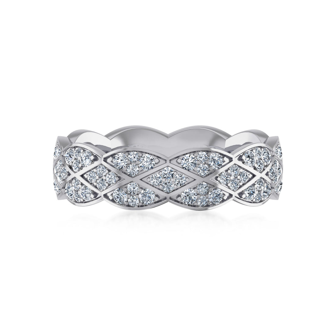 IceLane Lab Grown Diamond Braided Band