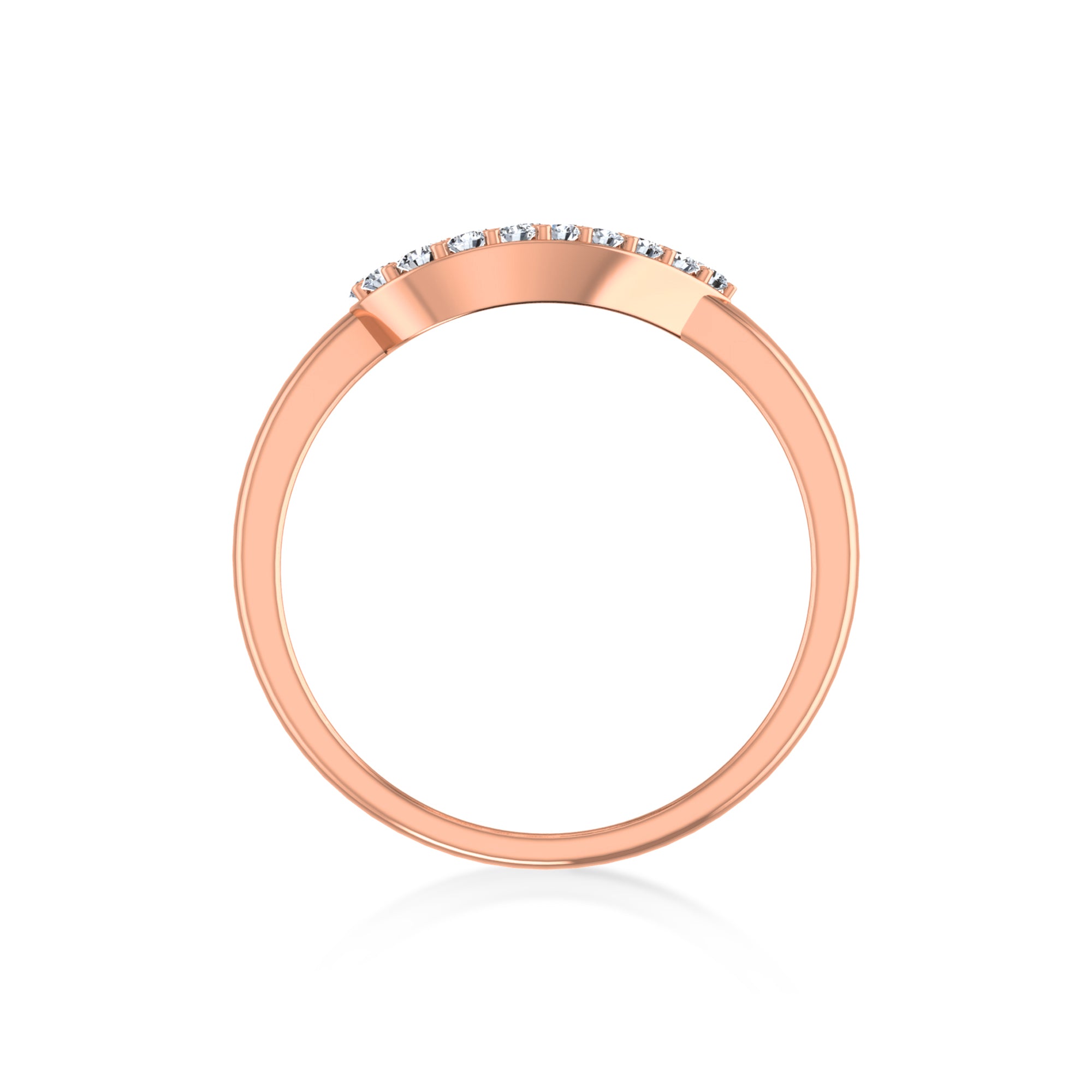 Minimalist Lab Grown Halo Ring - Heart Frame Setting