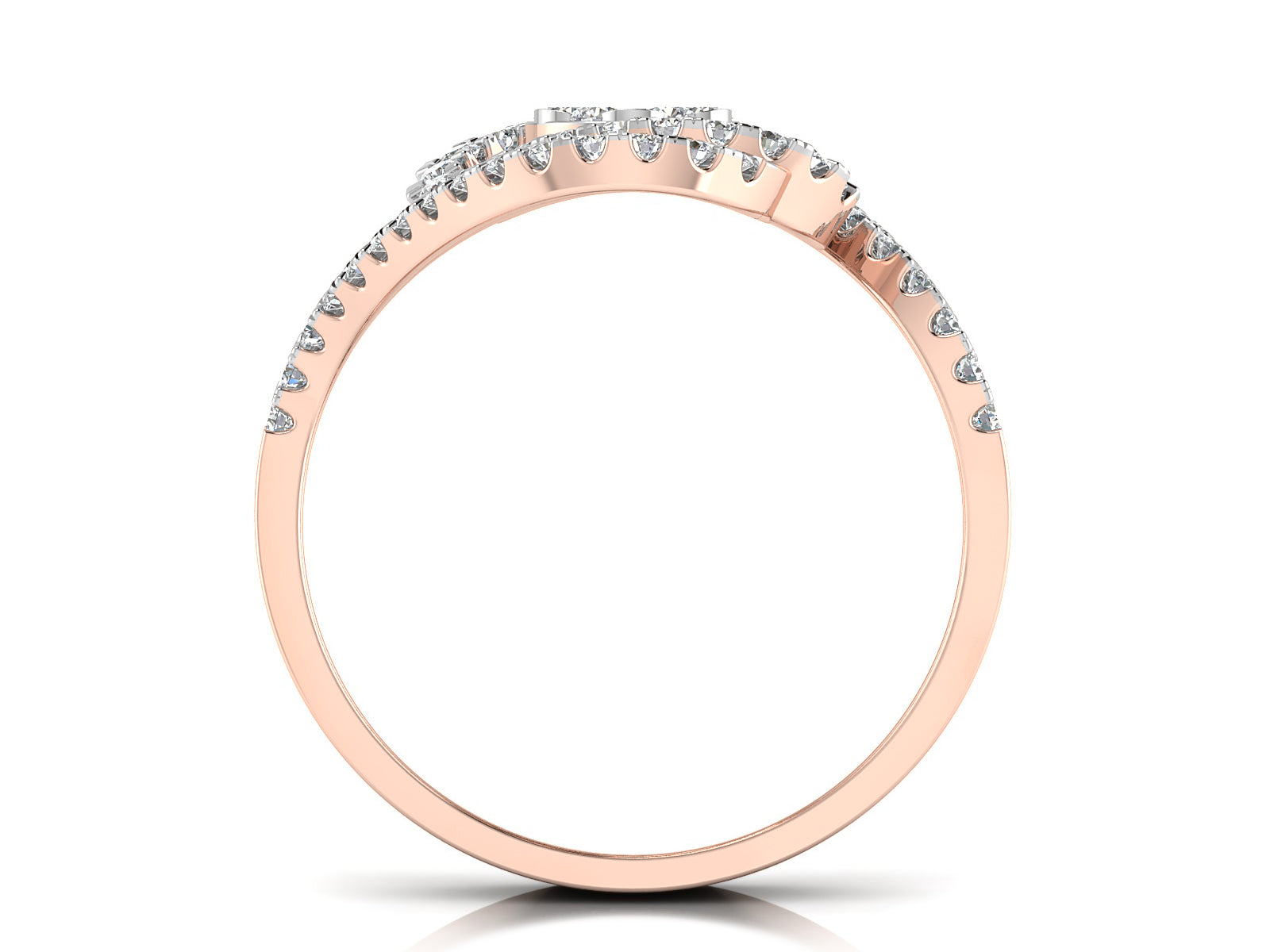 Radiant Aura Lab Created Diamond Ring 6