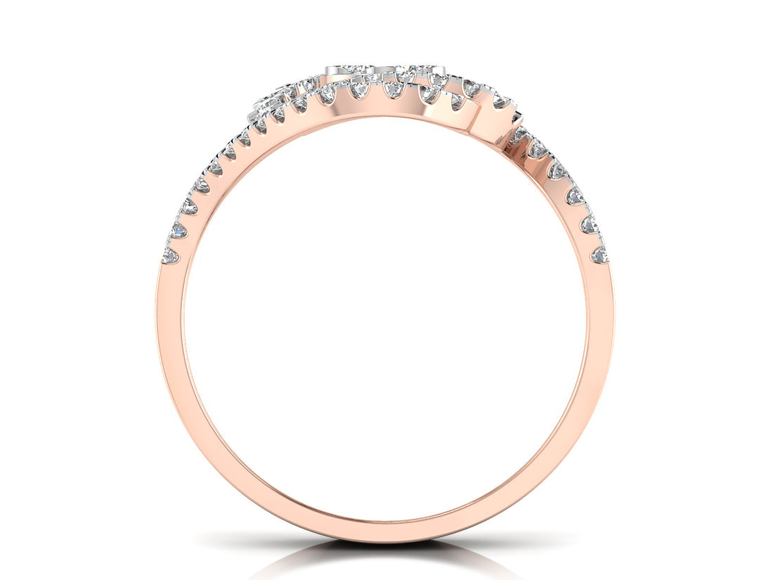 Radiant Aura Lab Created Diamond Ring 6
