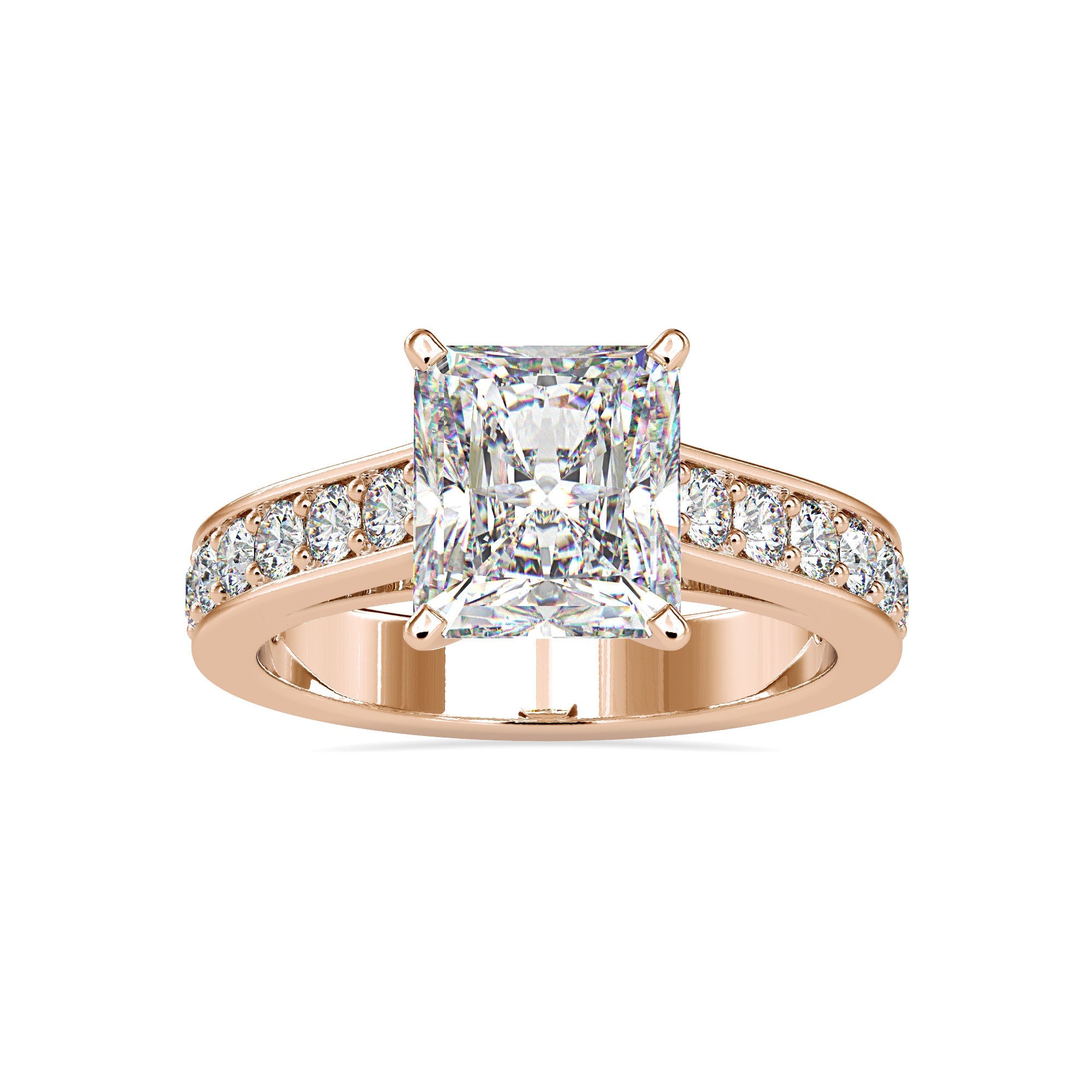 Radiant Crown Diamond Ring 2