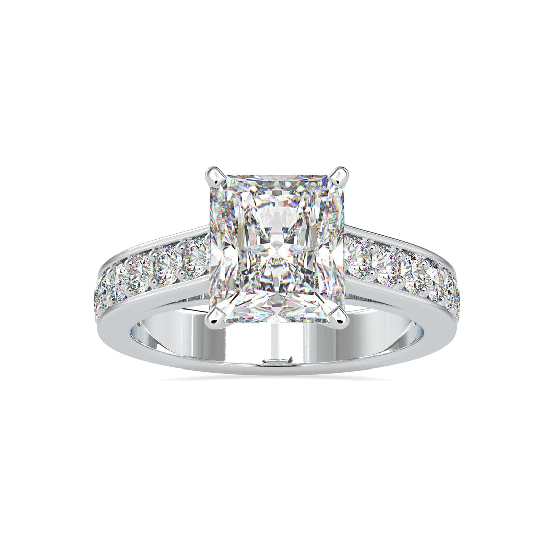 Radiant Crown Diamond Ring 4