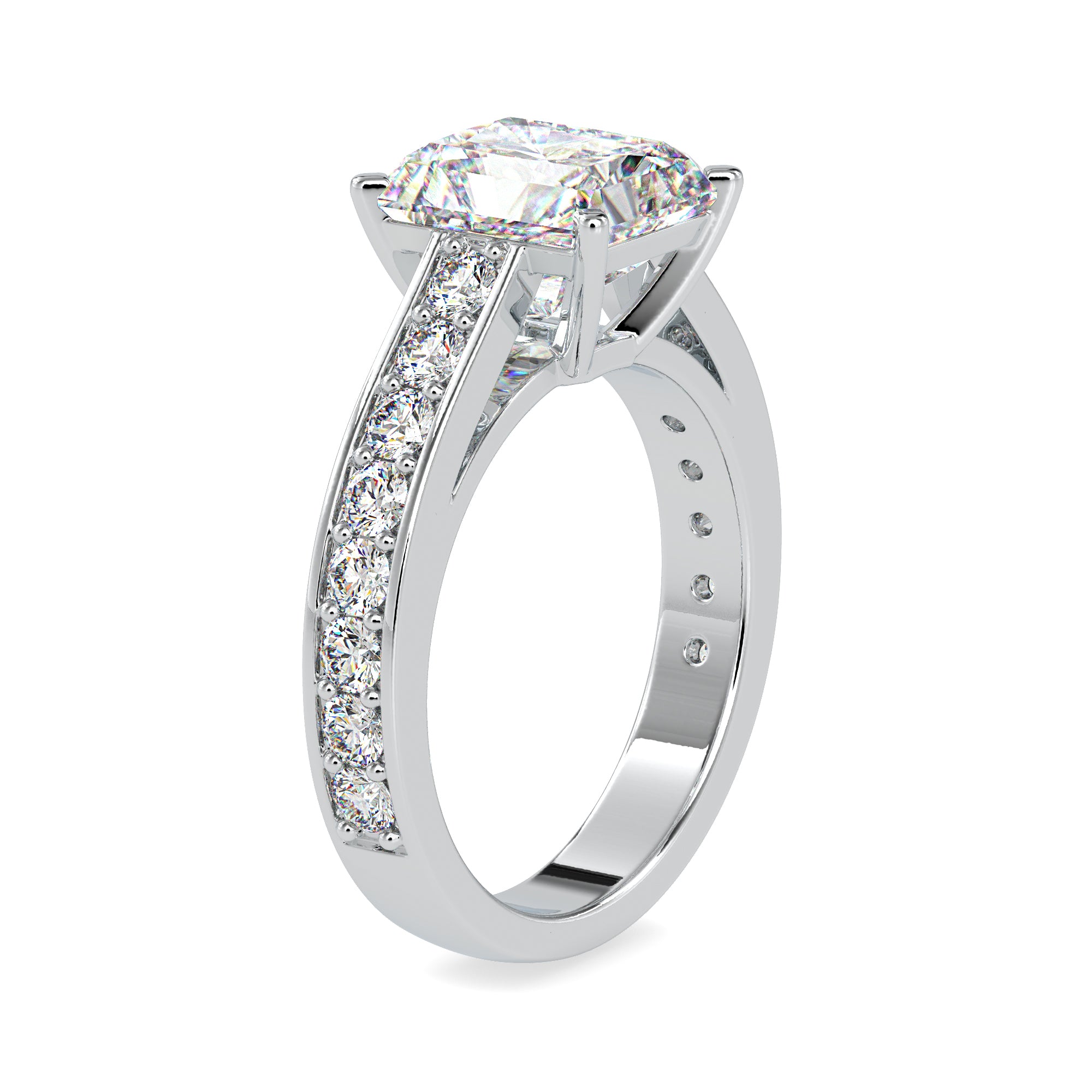 Radiant Crown Diamond Ring 5