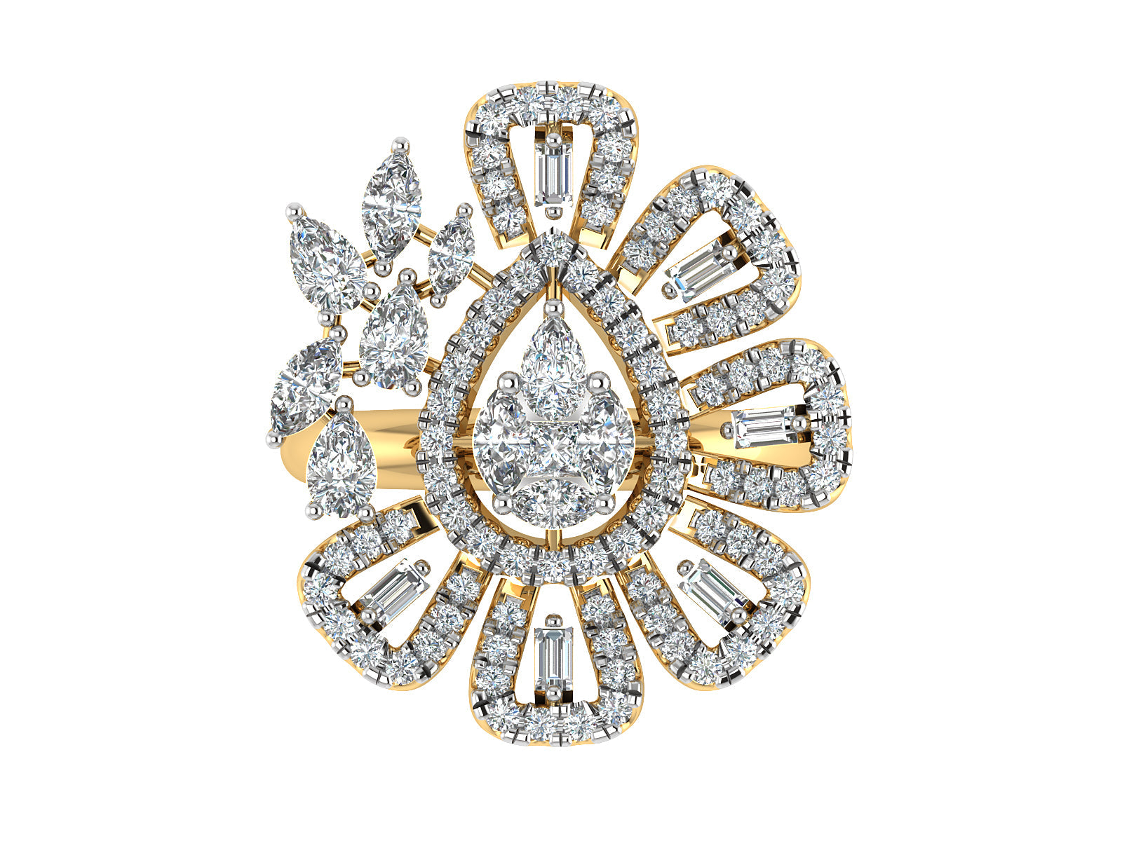 Radiant Grace Diamond Ring