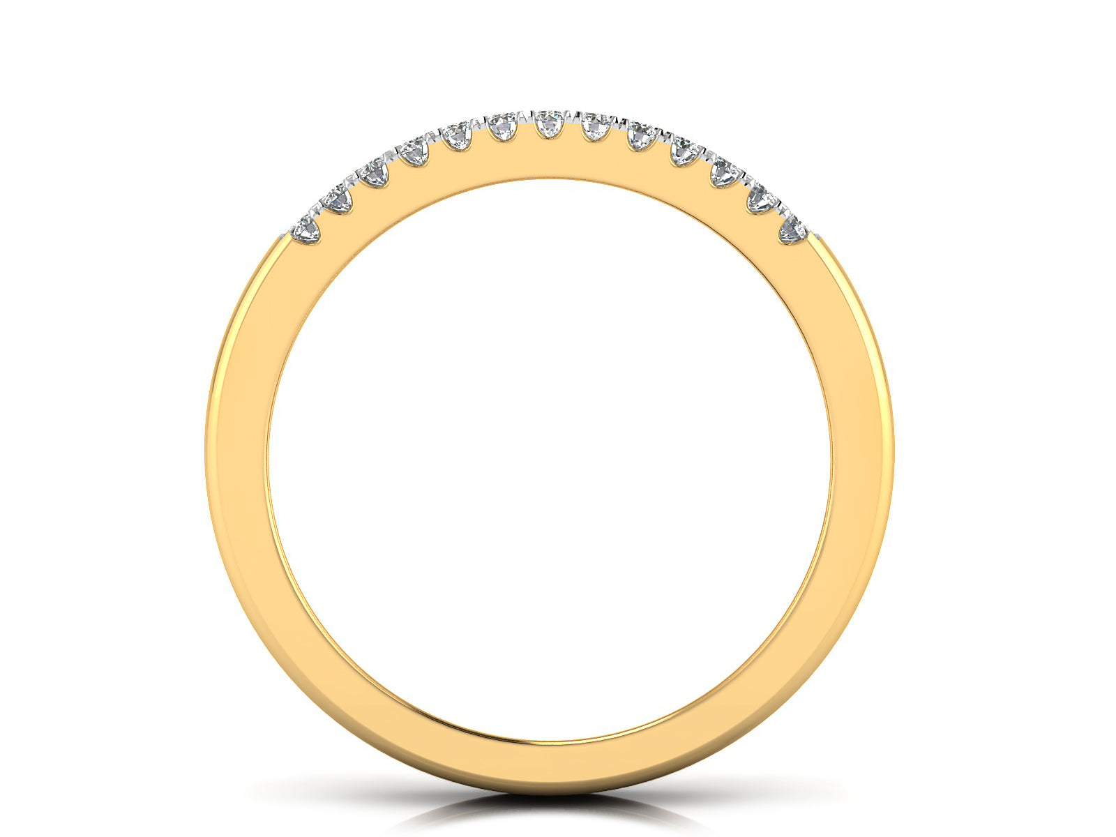 Radiant Rows Diamond Ring 8