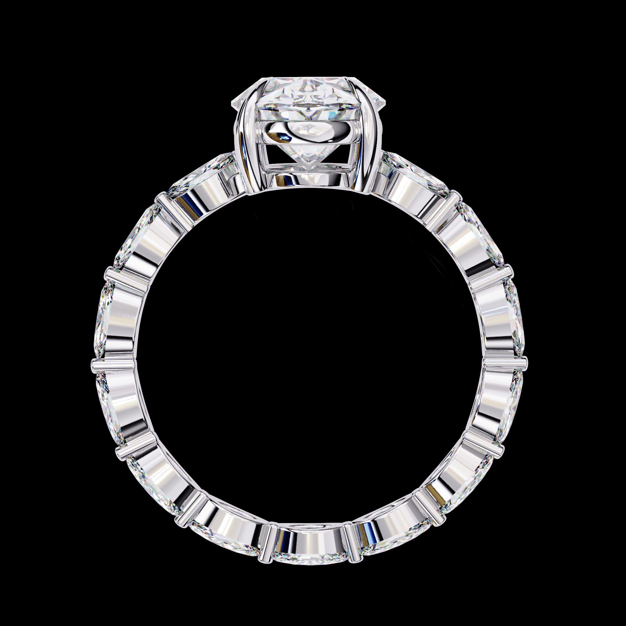 Oval Lab Grown Diamond Ring