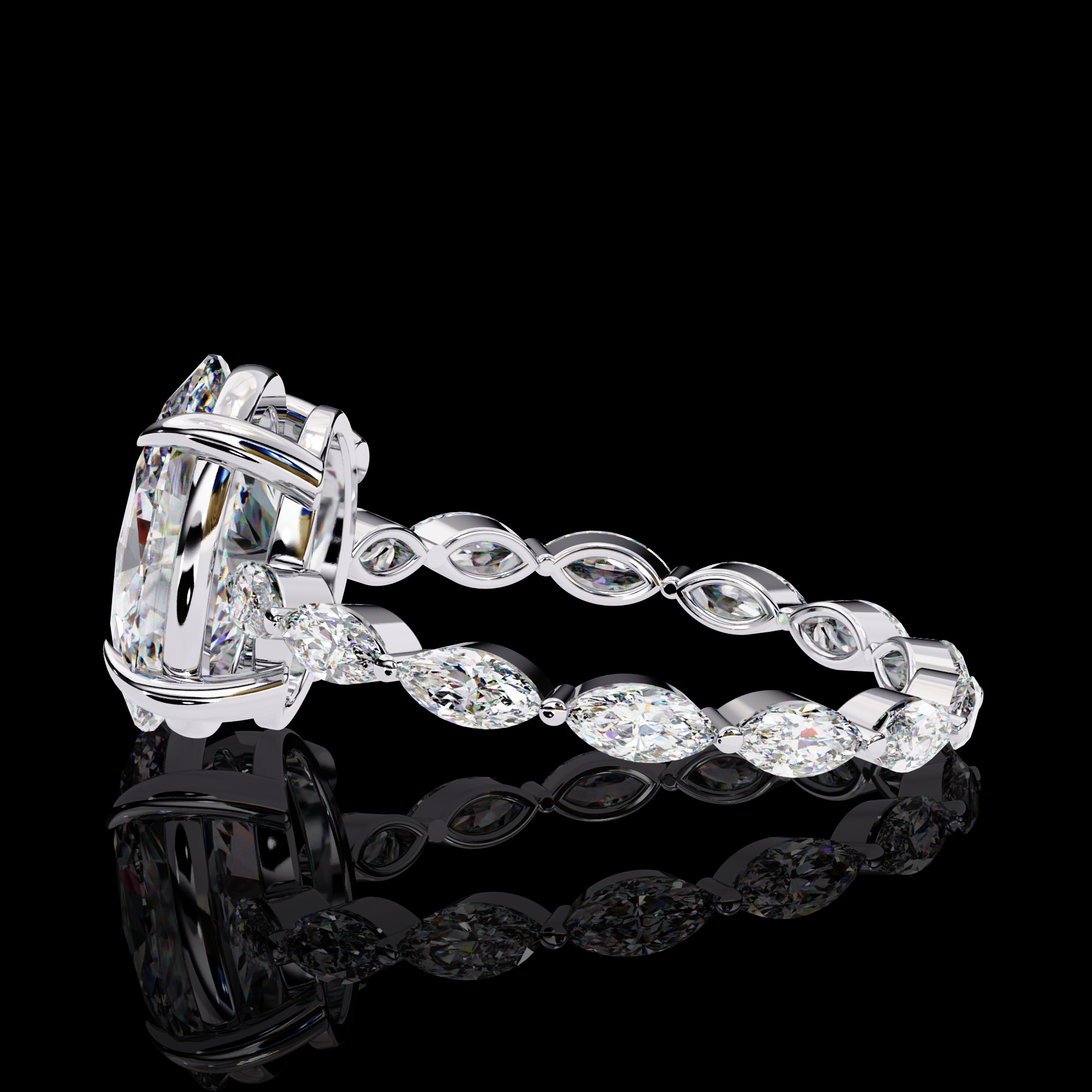 Oval Lab Grown Diamond Ring