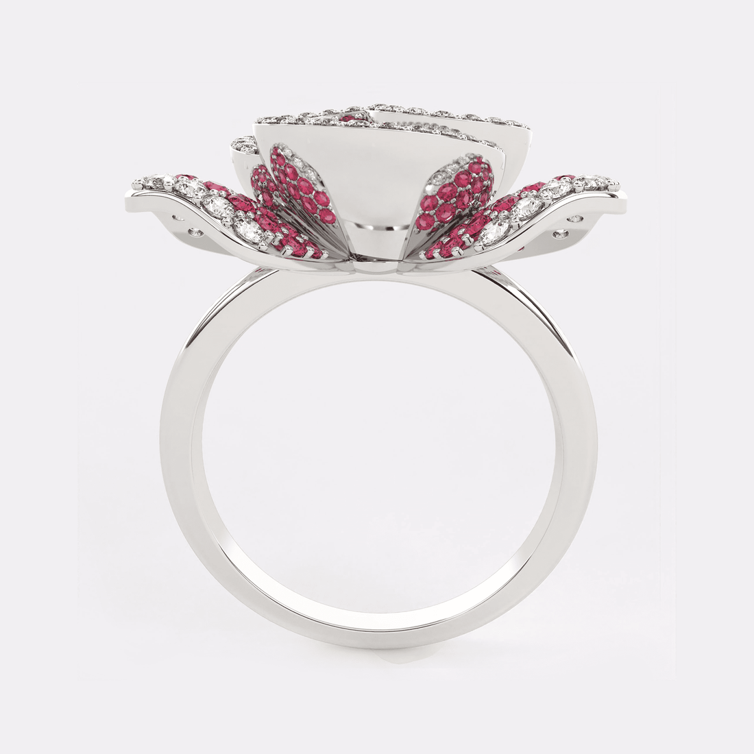 Red Rose Diamond Ring