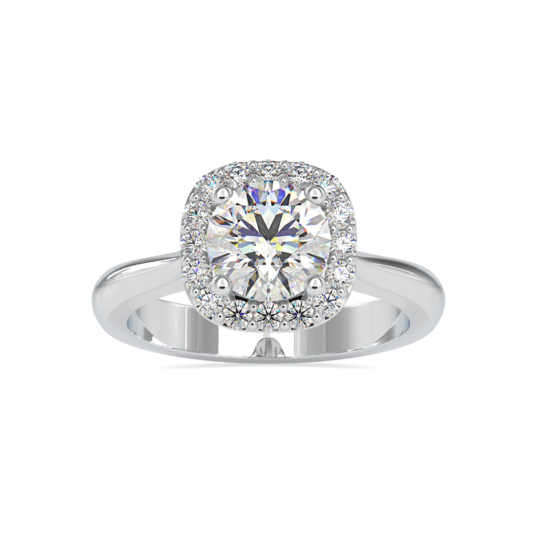 Refined Blossom Solitaire Ring 4