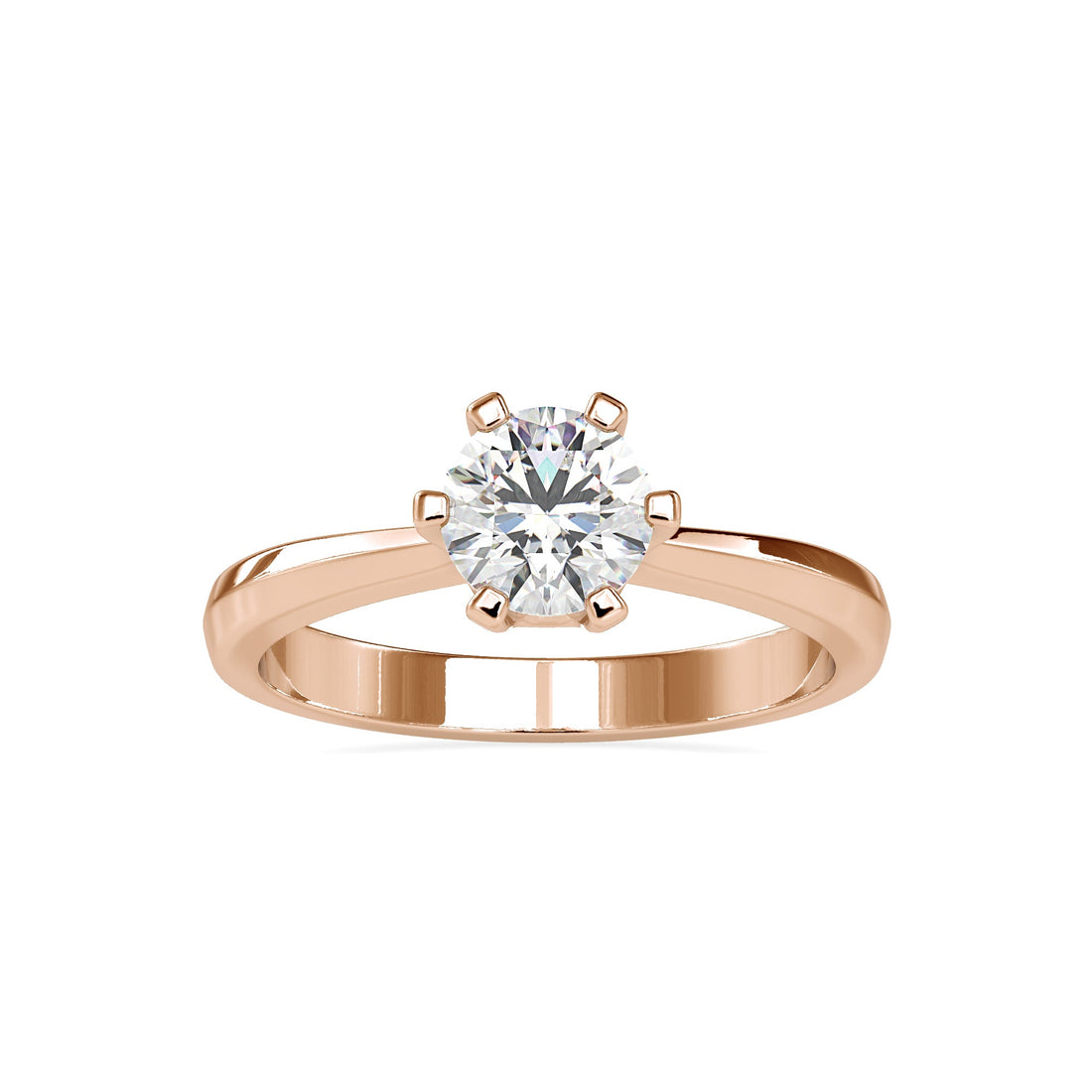Refined Solitaire Diamond Ring 2
