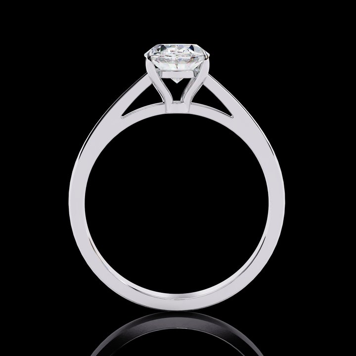 Regal Oval Solitaire Diamond Ring15