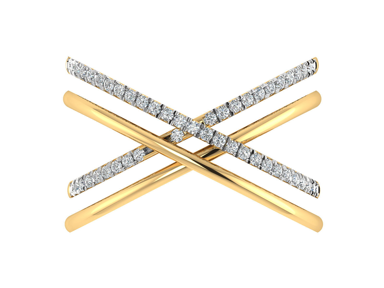 Rising Waves Diamond Ring