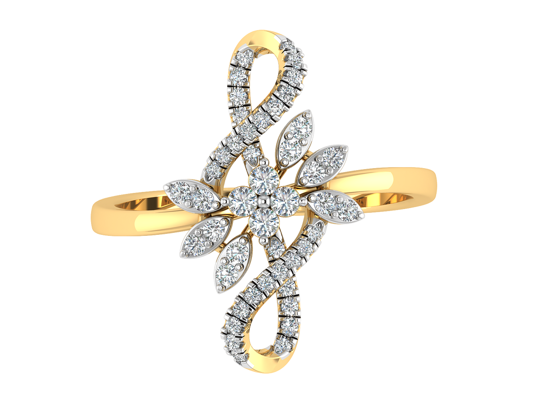 Rose Glow Diamond Ring
