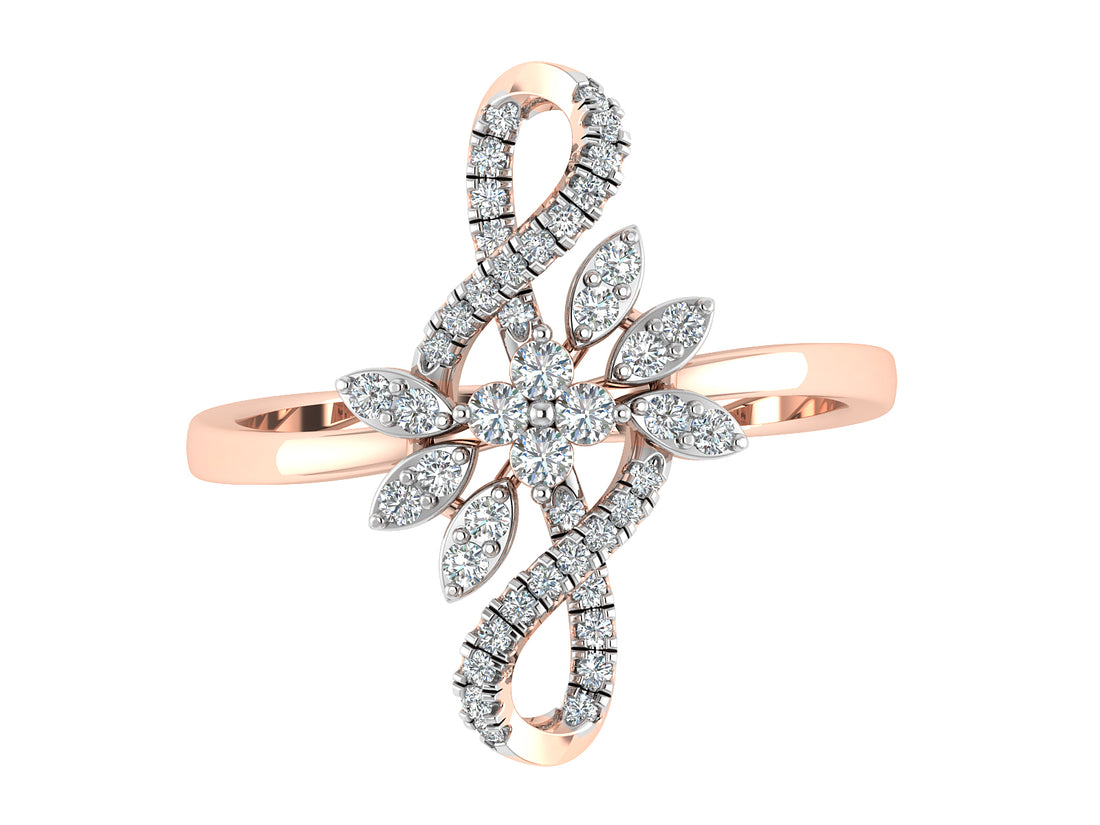 Rose Glow Diamond Ring 4
