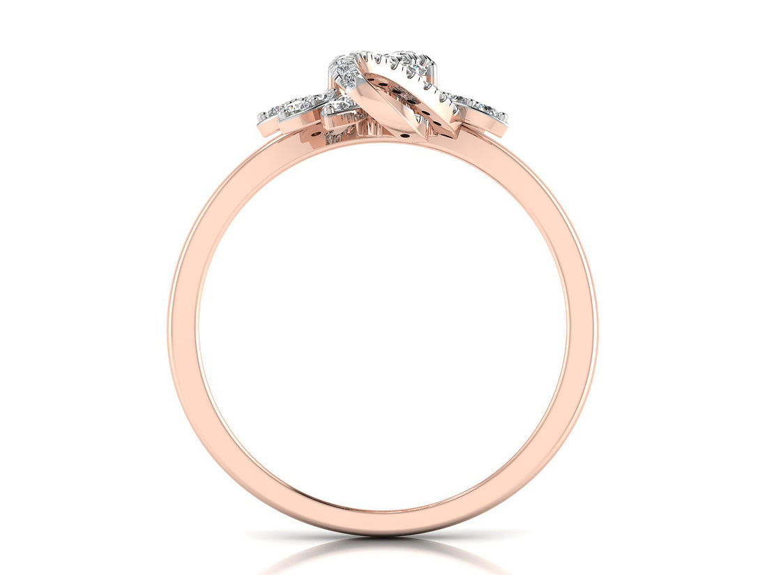 Rose Glow Diamond Ring 6