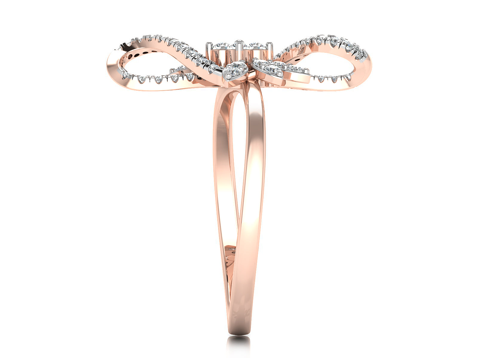 Rose Glow Diamond Ring 7