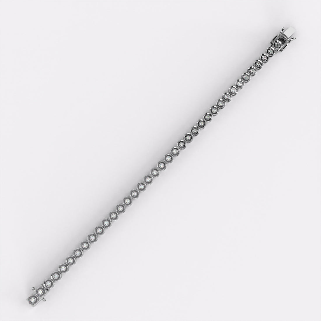 Round Close Diamond Bracelet