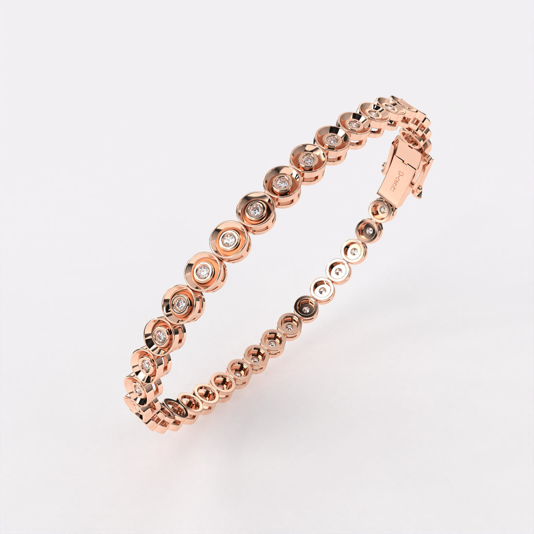 Round Close Diamond Bracelet