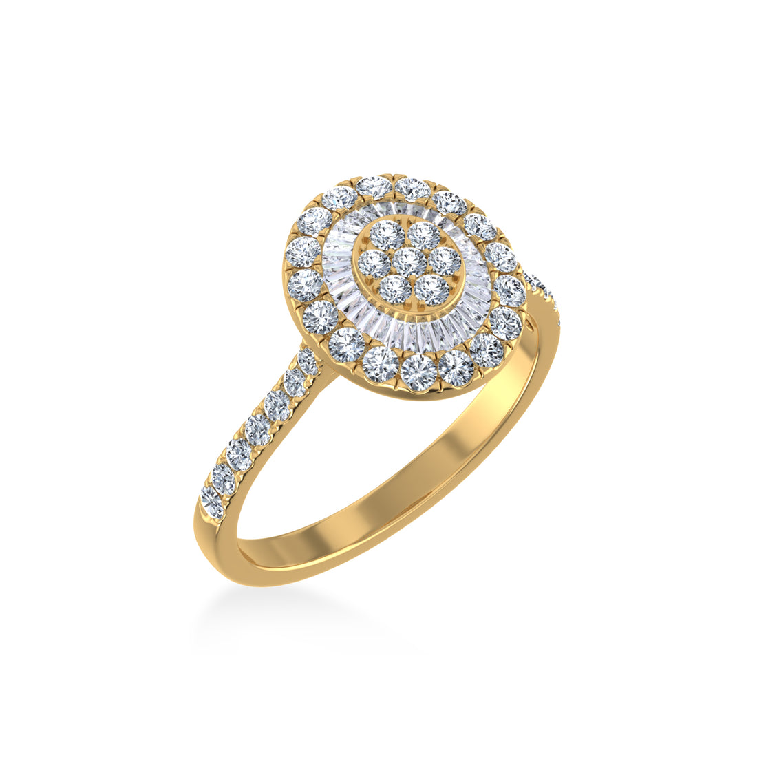 Round Double Halo Lab-Grown Diamond Ring2