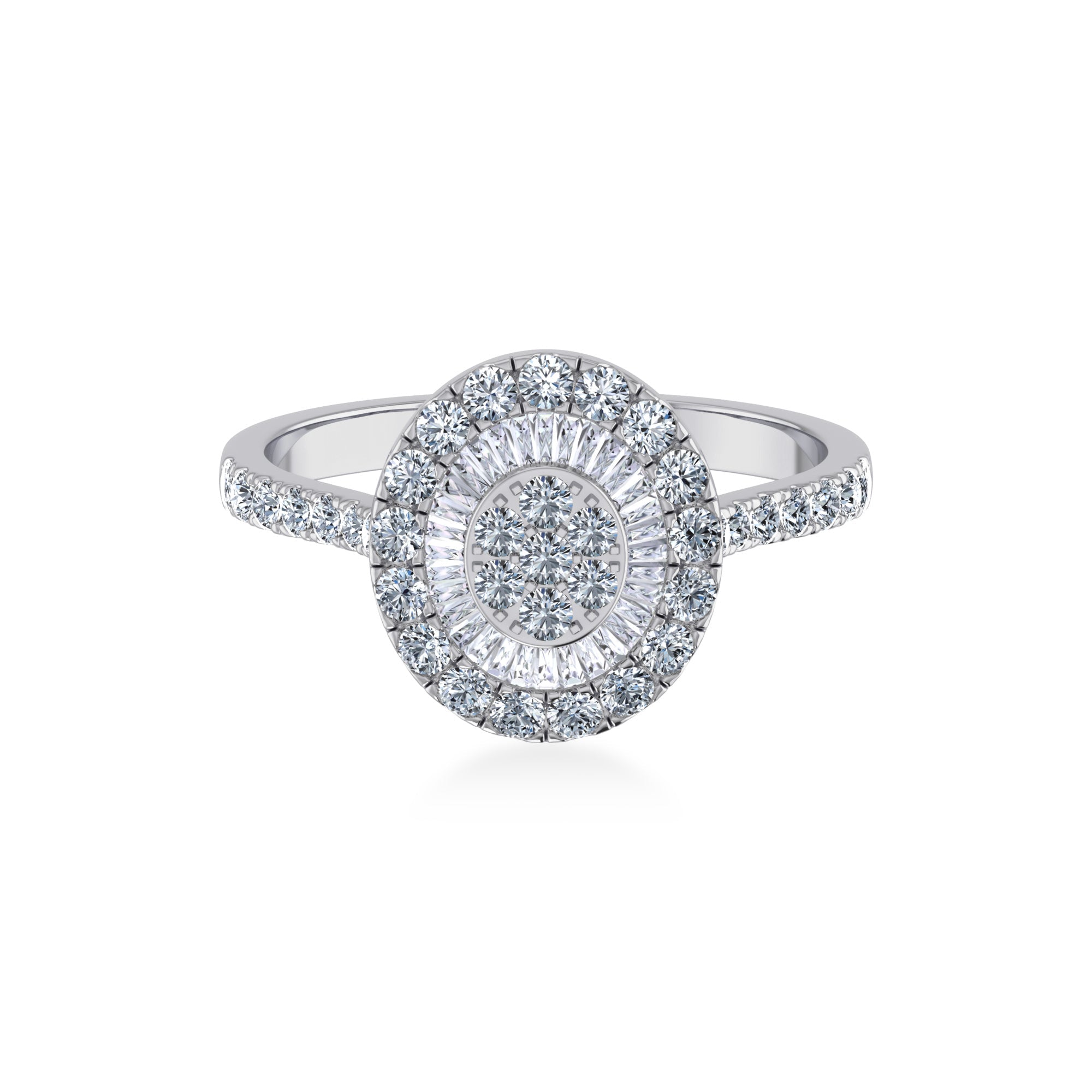 Round Double Halo Lab-Grown Diamond Ring7