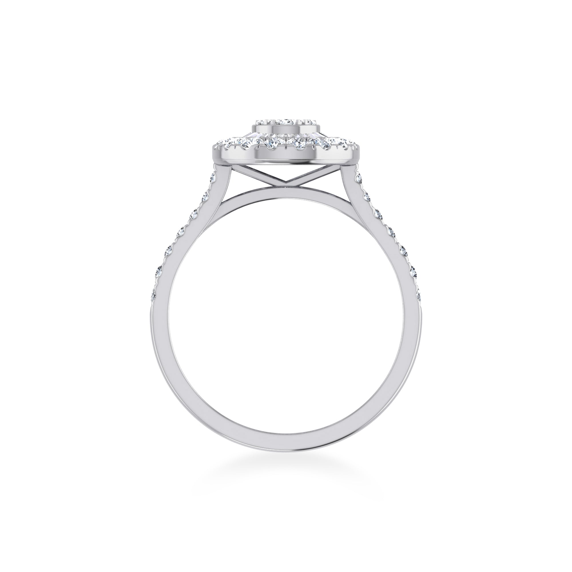 Round Double Halo Lab-Grown Diamond Ring9
