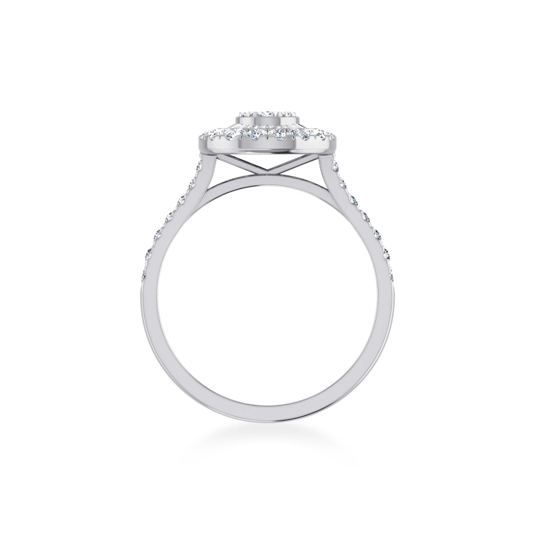 Round Double Halo Lab-Grown Diamond Ring9