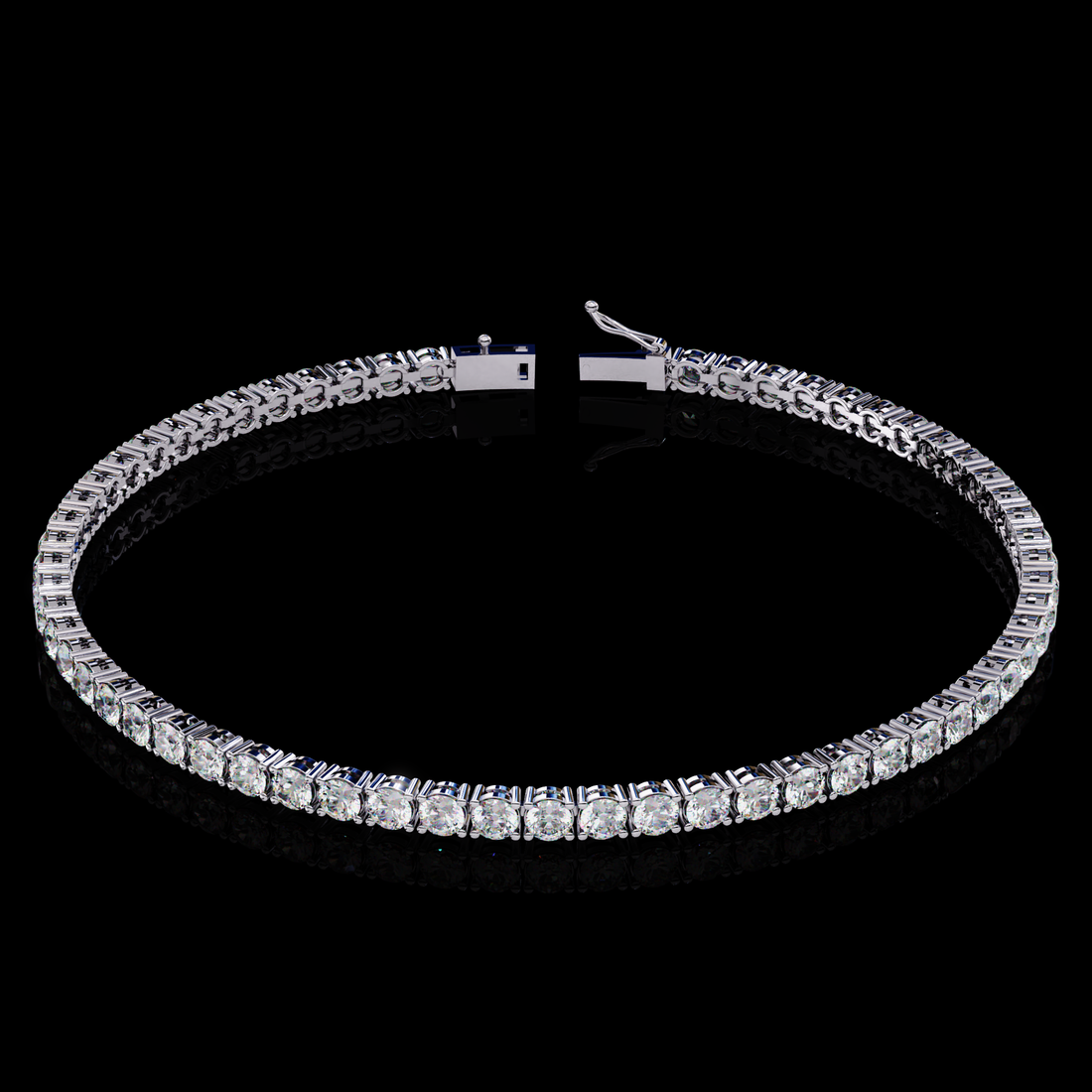 Round Tennis Diamond Bracelet