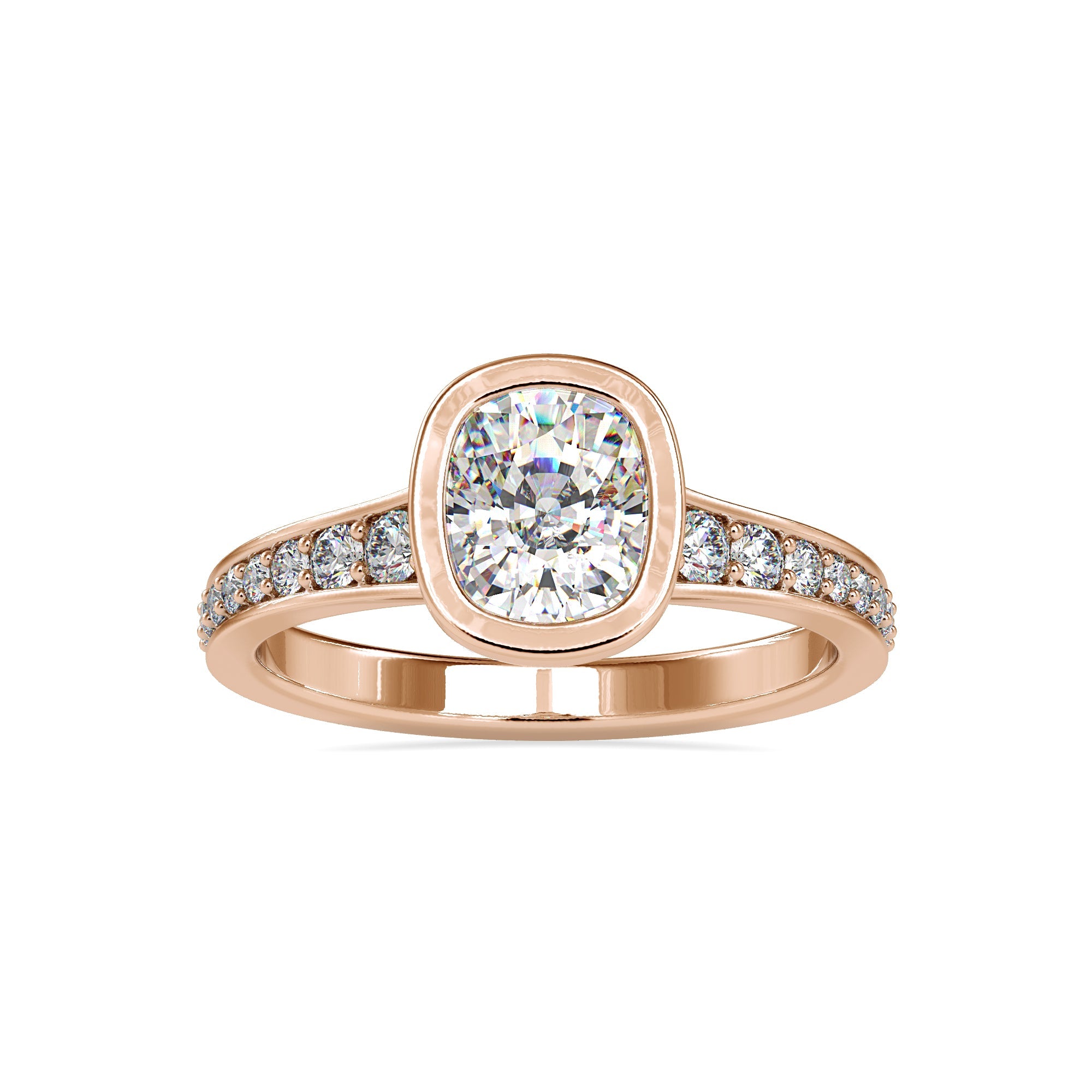 Royal Bloom Solitaire Diamond Ring 2
