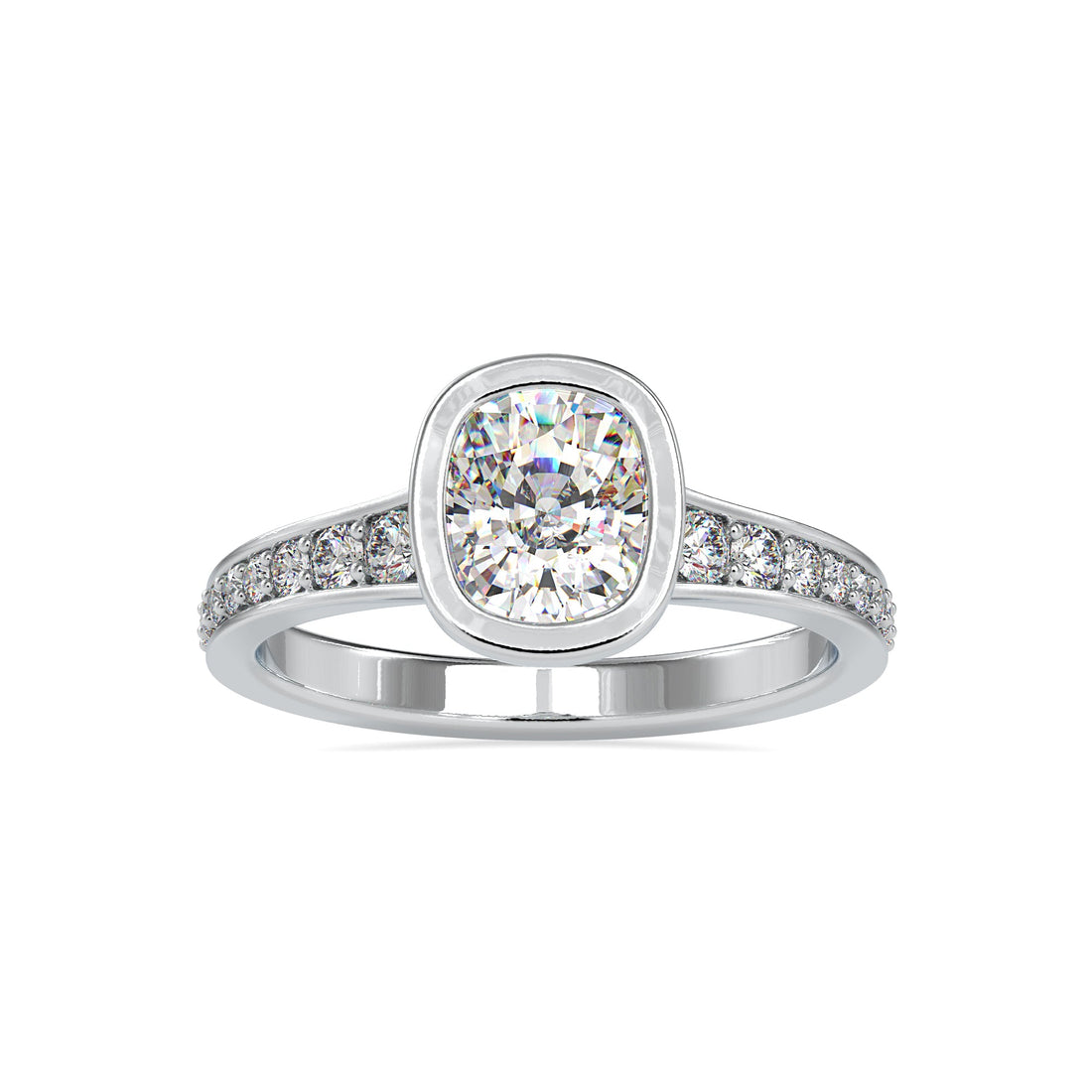 Royal Bloom Solitaire Diamond Ring 4