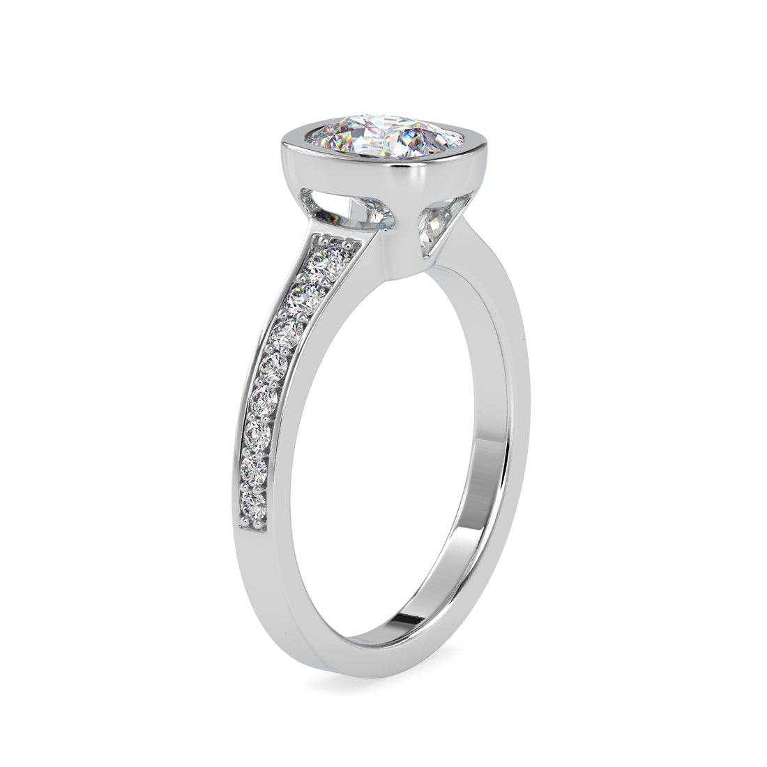 Royal Bloom Solitaire Diamond Ring 5