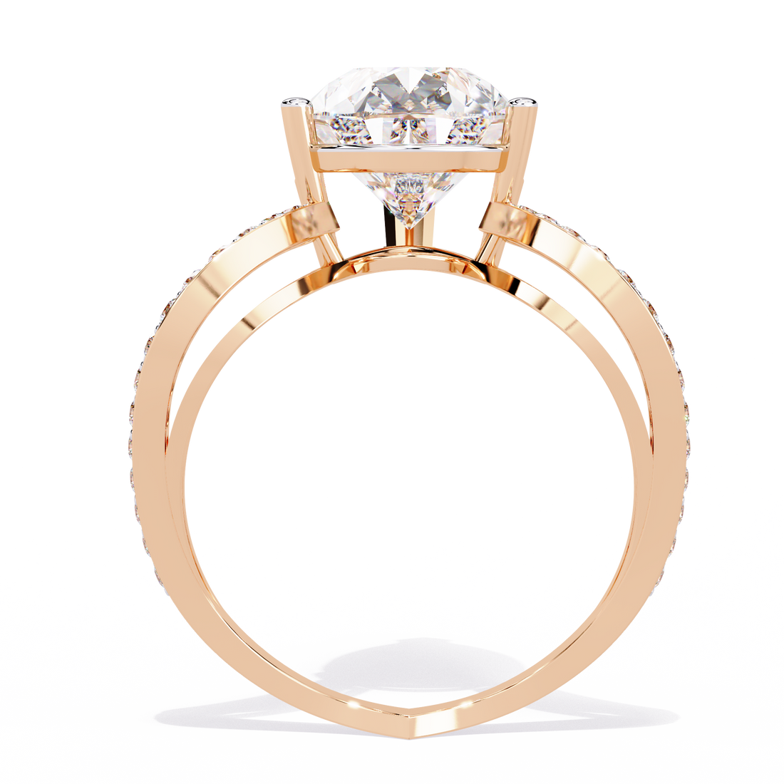 Royal Drop Solitaire Diamond Ring 7