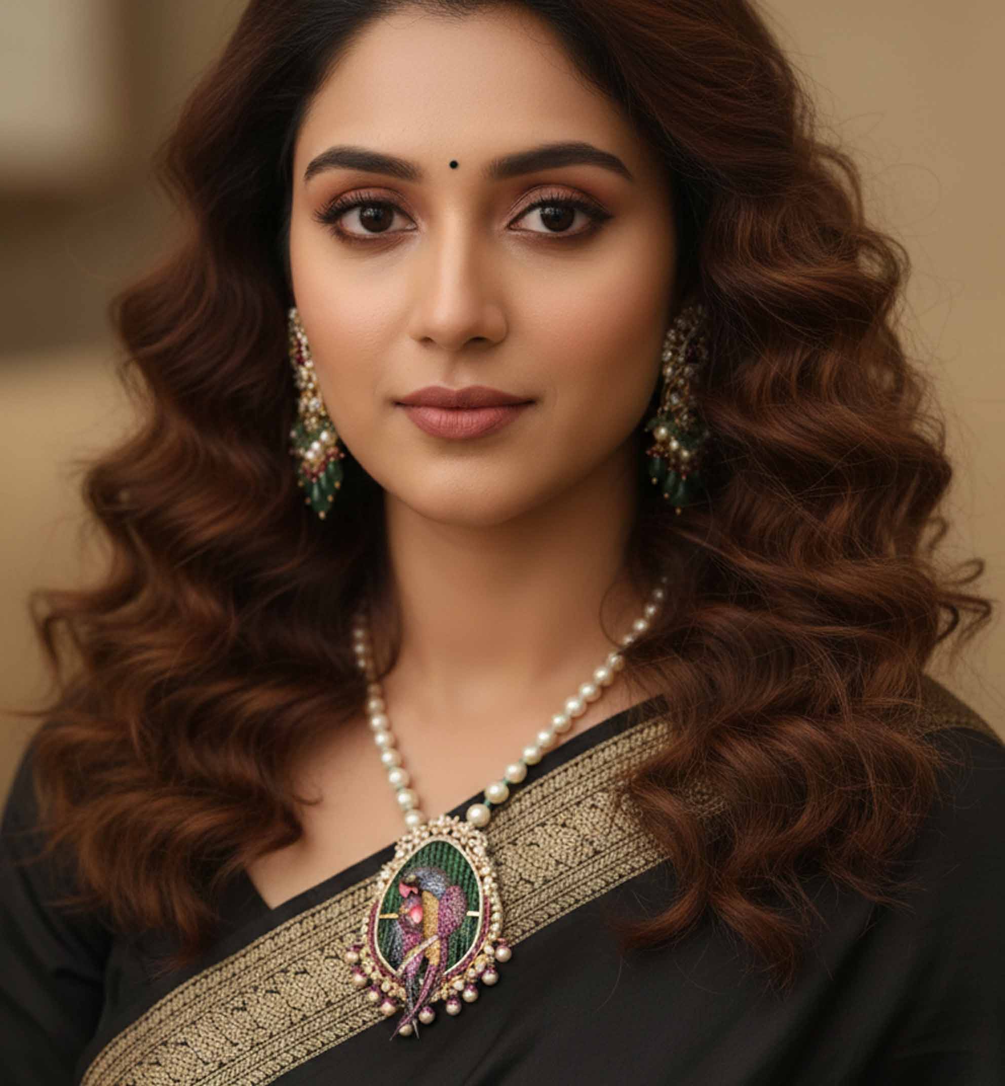 Royal Peacock Lab-Grown Polki Diamond Necklace Set