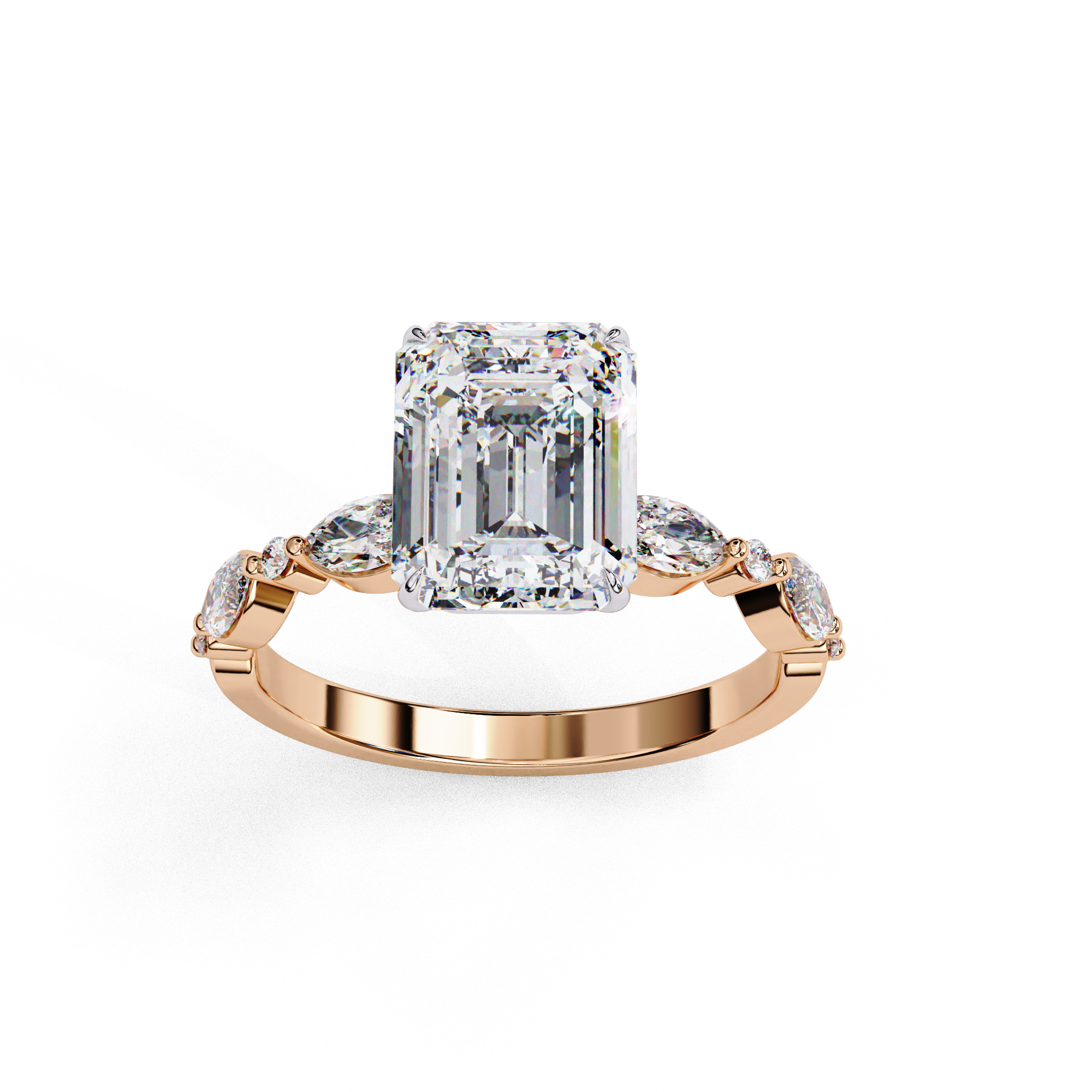 Royal Prism Solitaire Ring 6