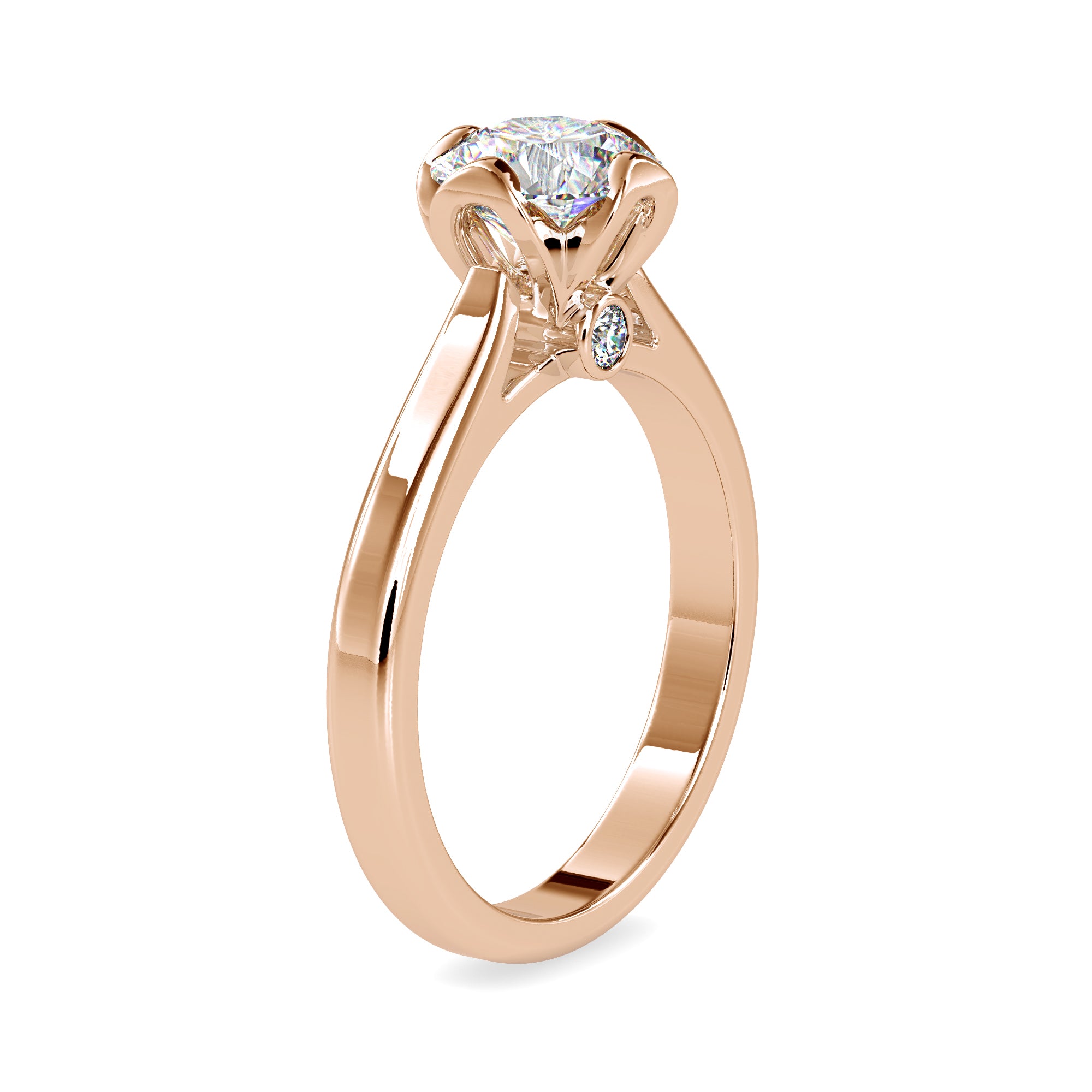 Royalty Diamond Solitaire Ring 3
