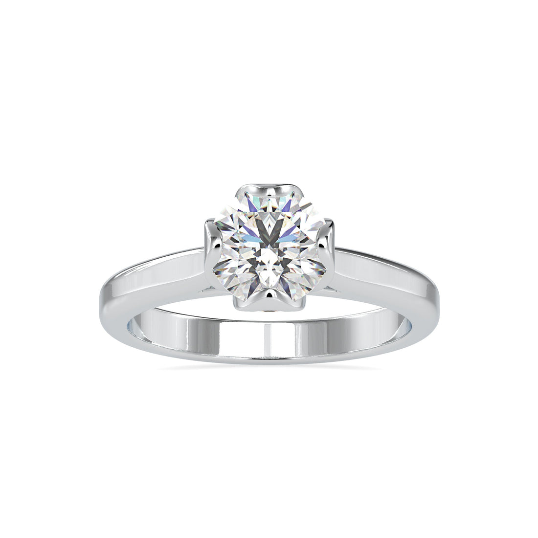 Royalty Diamond Solitaire Ring 4