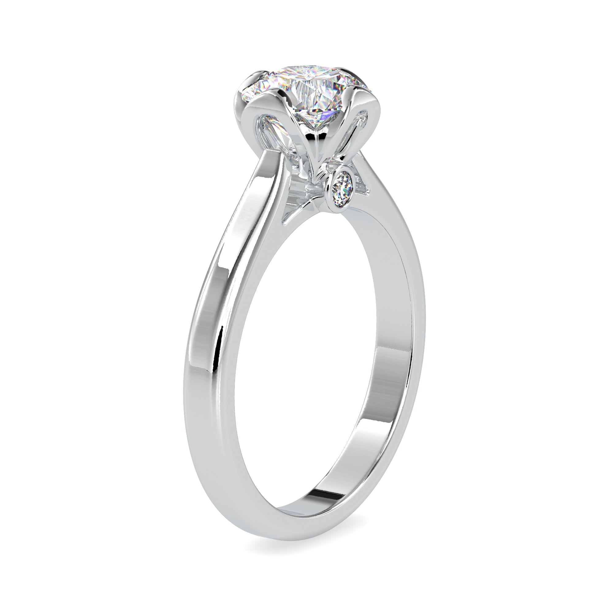 Royalty Diamond Solitaire Ring 5