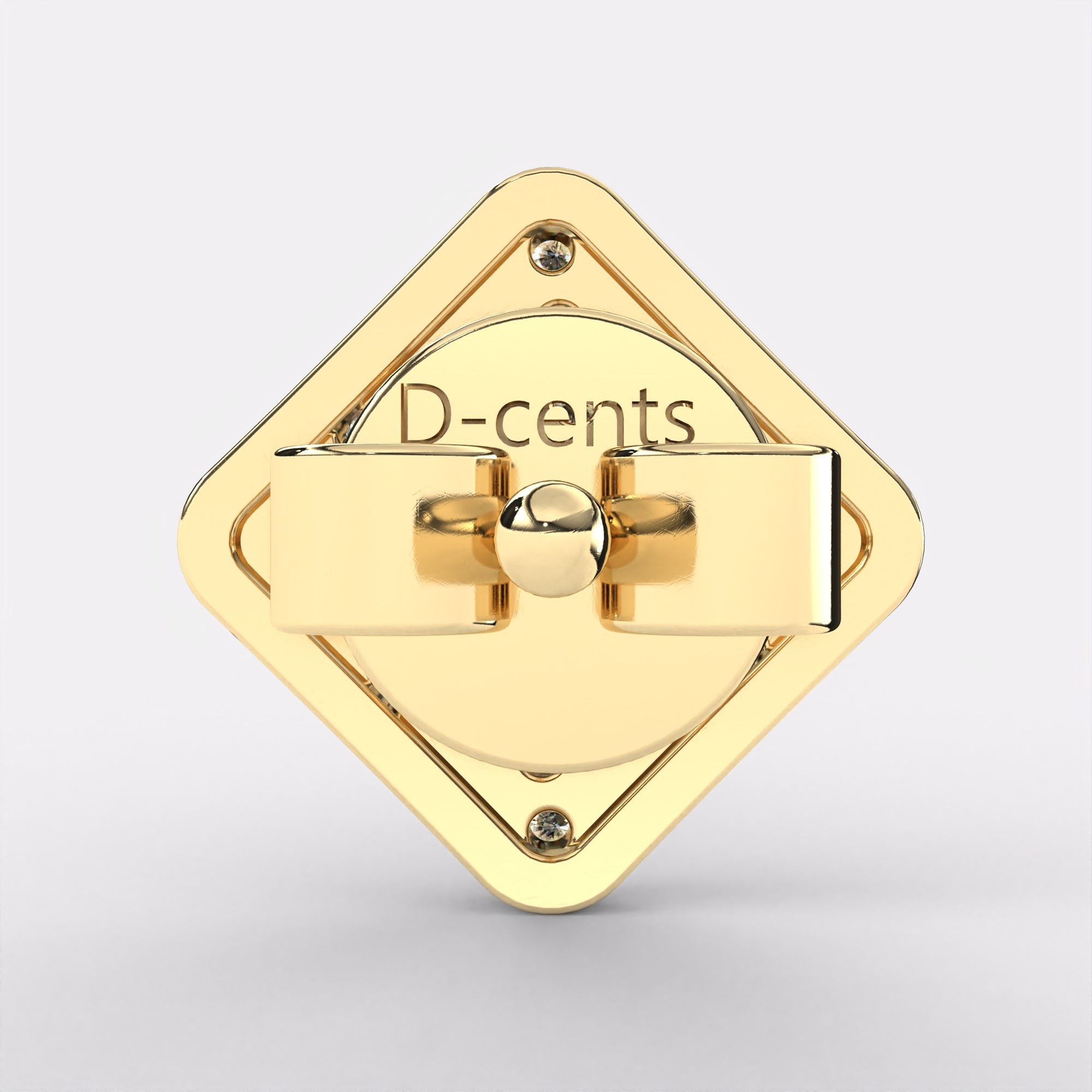 Rustic Glam Diamond Stud Earrings