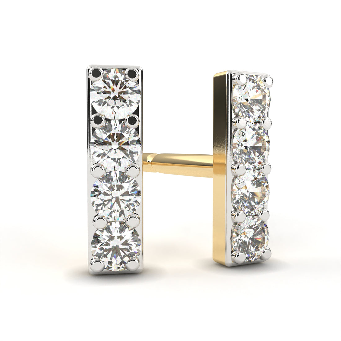 Echo Line Diamond Earrings