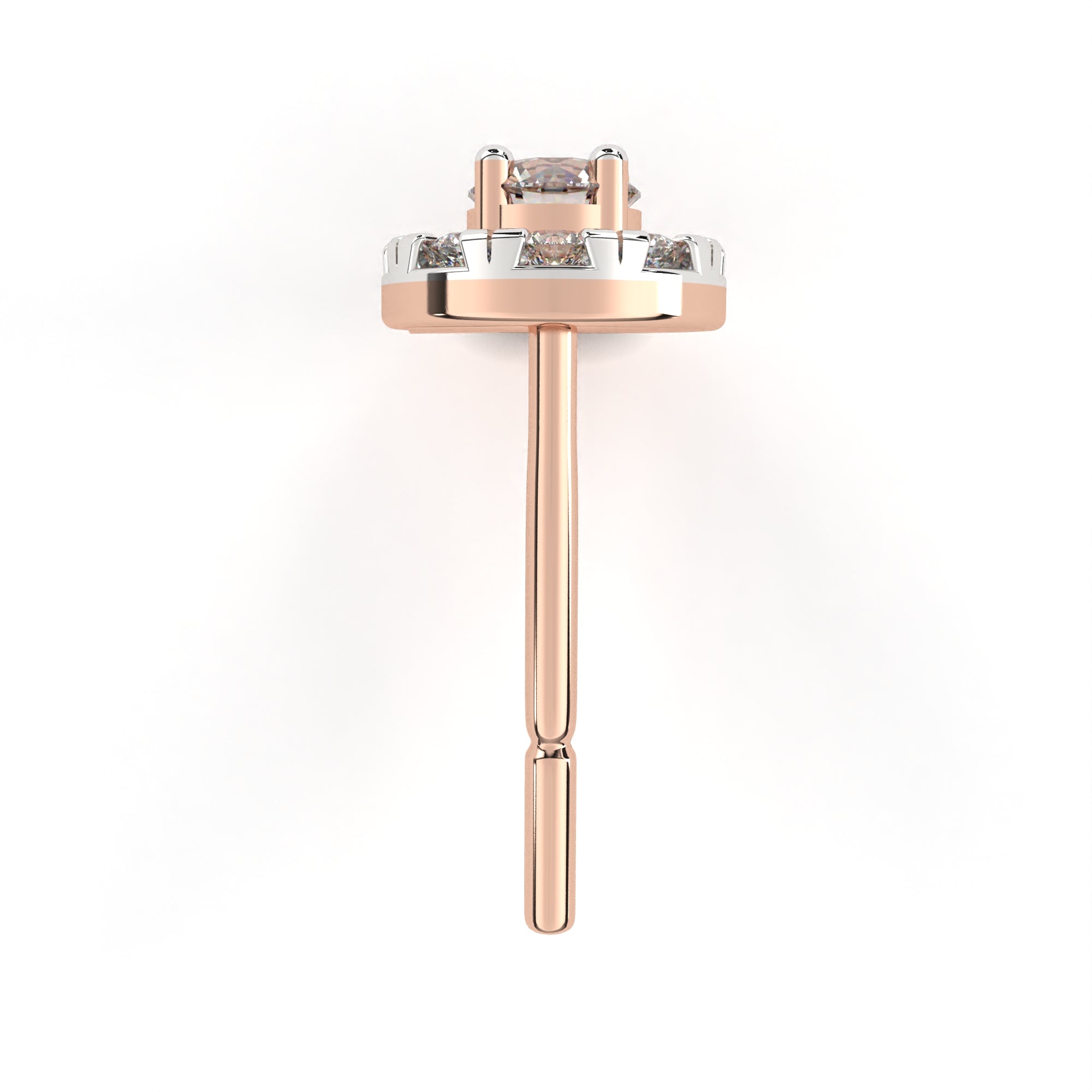 Mystic Glam Diamond Stud Earrings