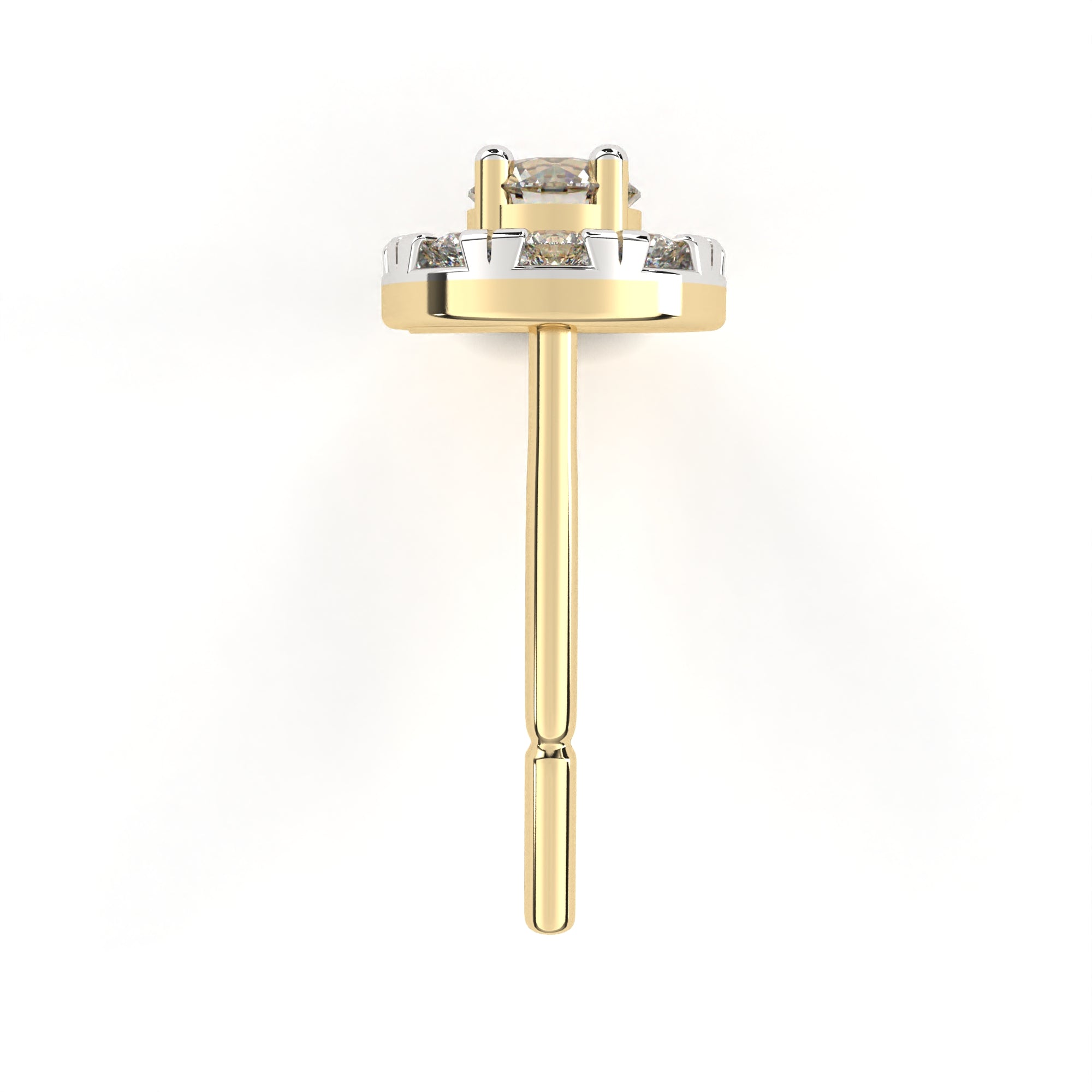 Mystic Glam Diamond Stud Earrings