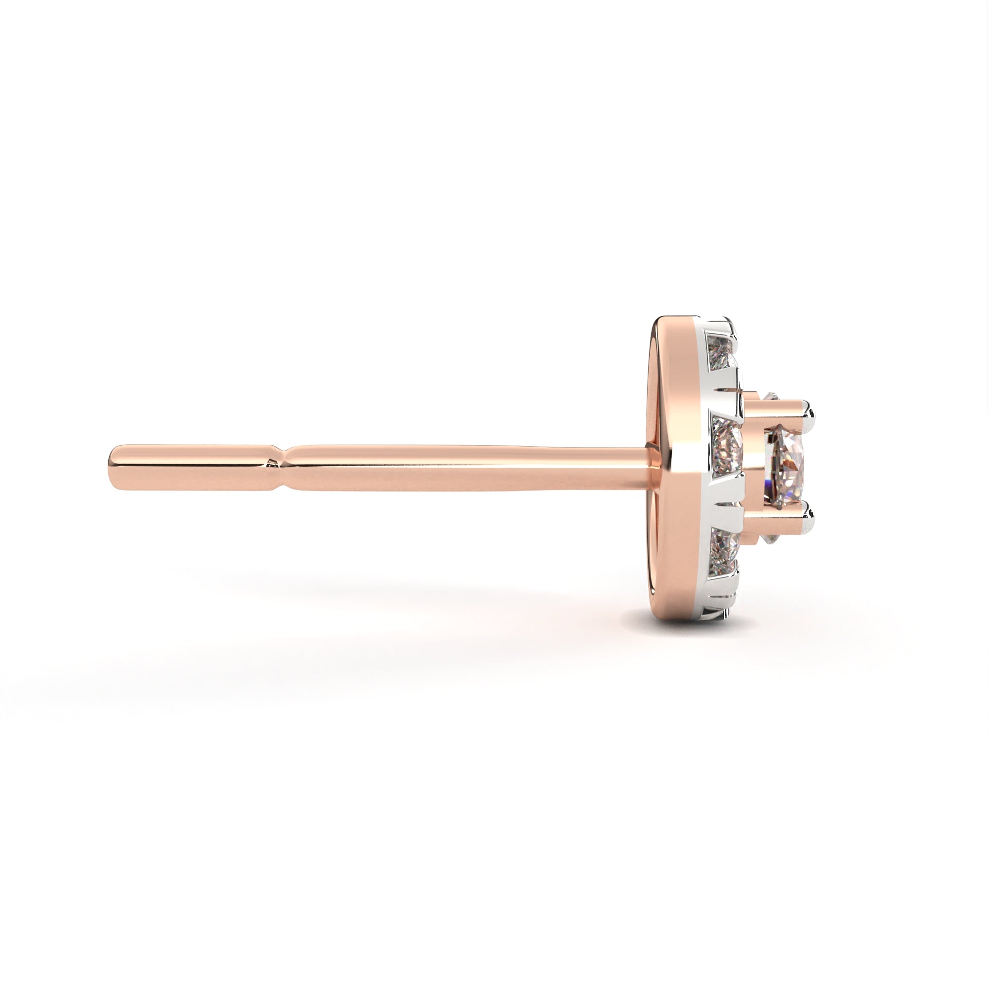 Mystic Glam Diamond Stud Earrings