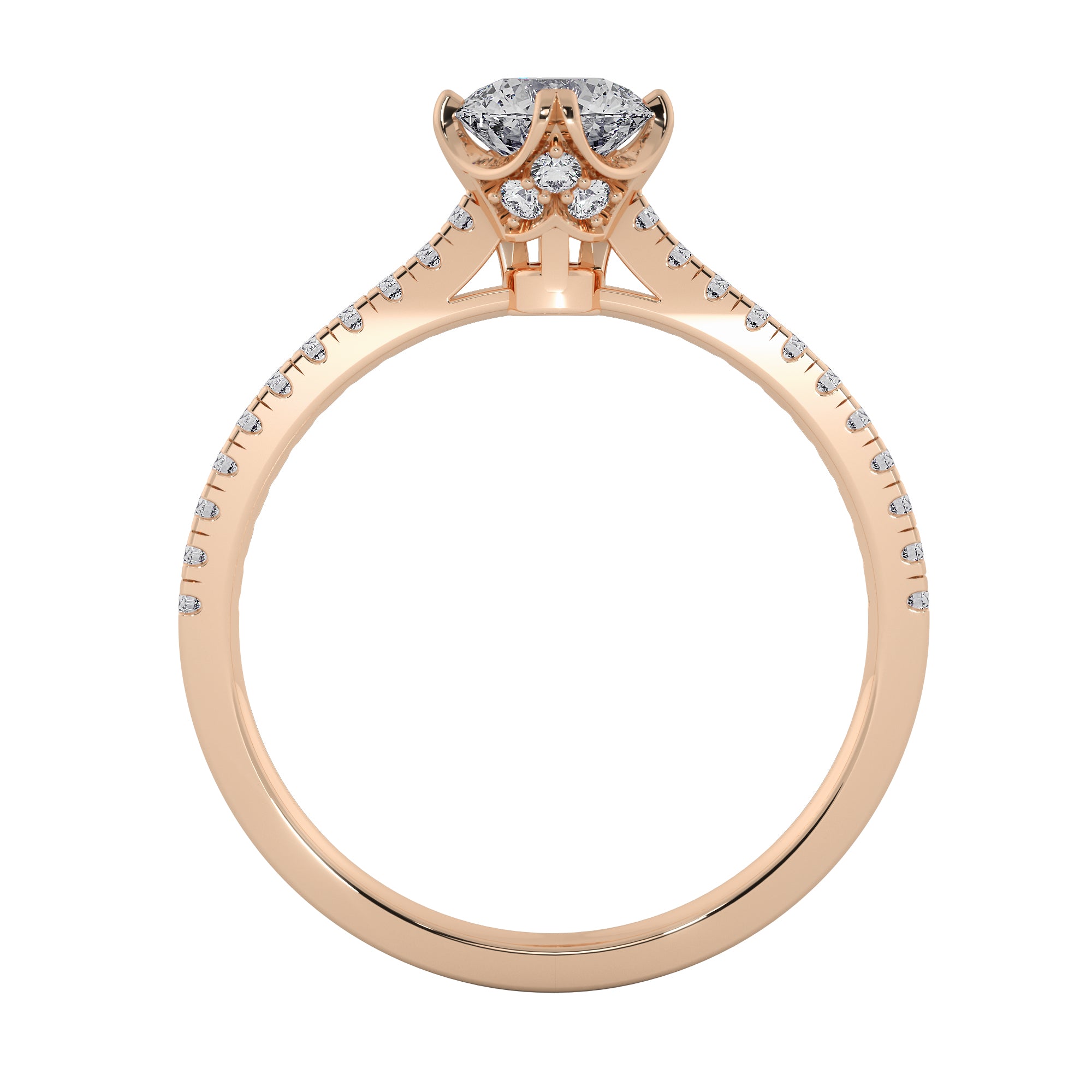 Round Diamond Solitaire Engagement Ring