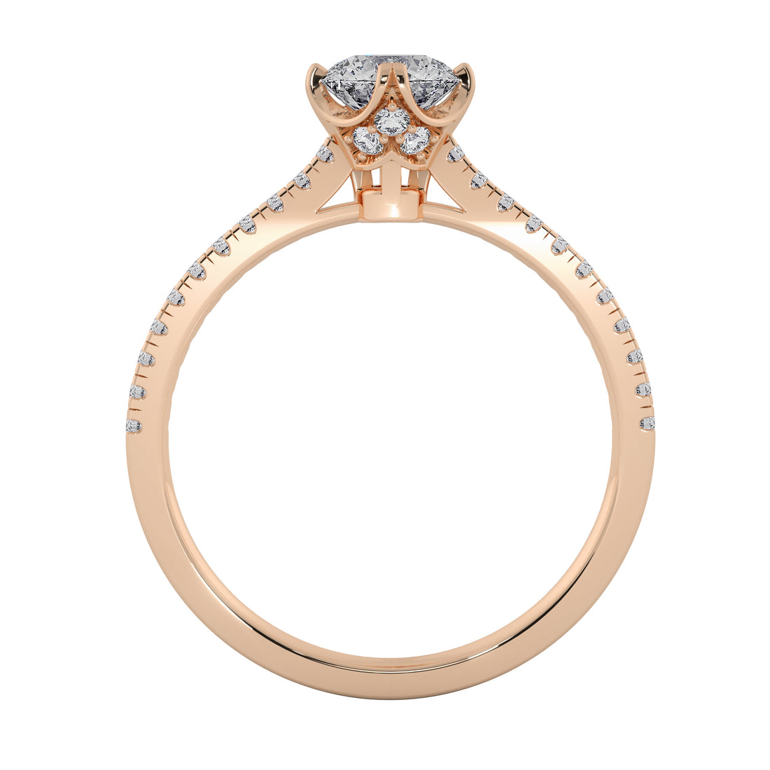 Round Diamond Solitaire Engagement Ring
