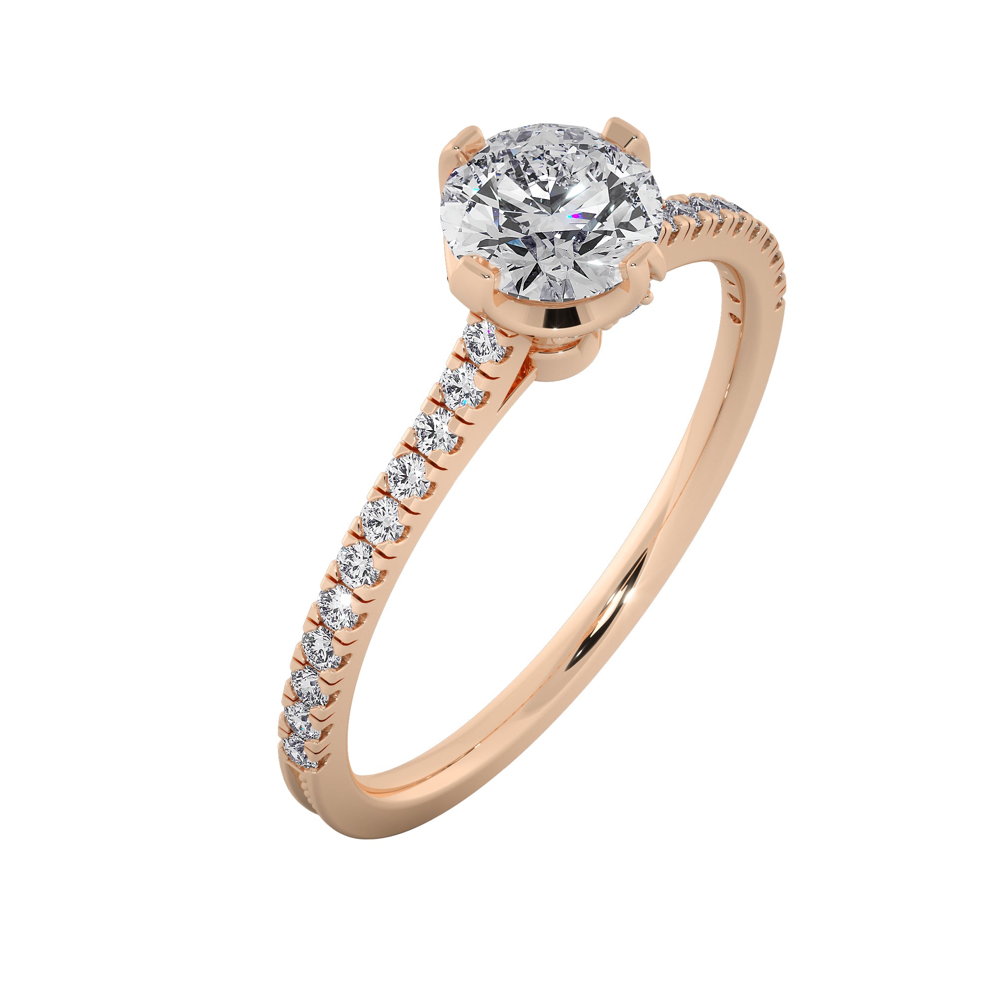 Round Diamond Solitaire Engagement Ring