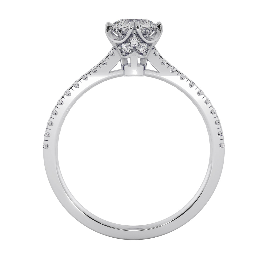 Round Diamond Solitaire Engagement Ring